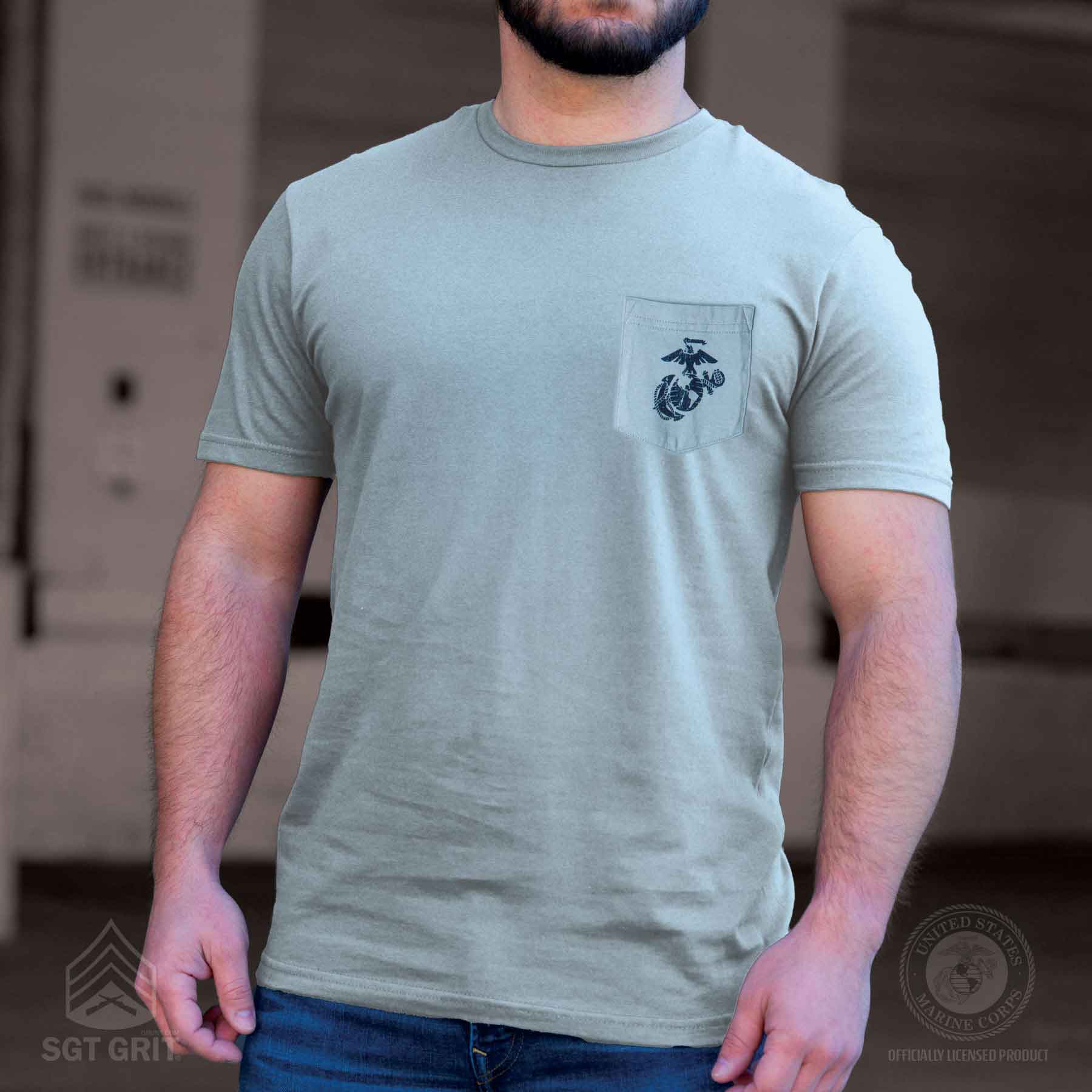 ComfortWash Marines Pocket Tee - Image 2