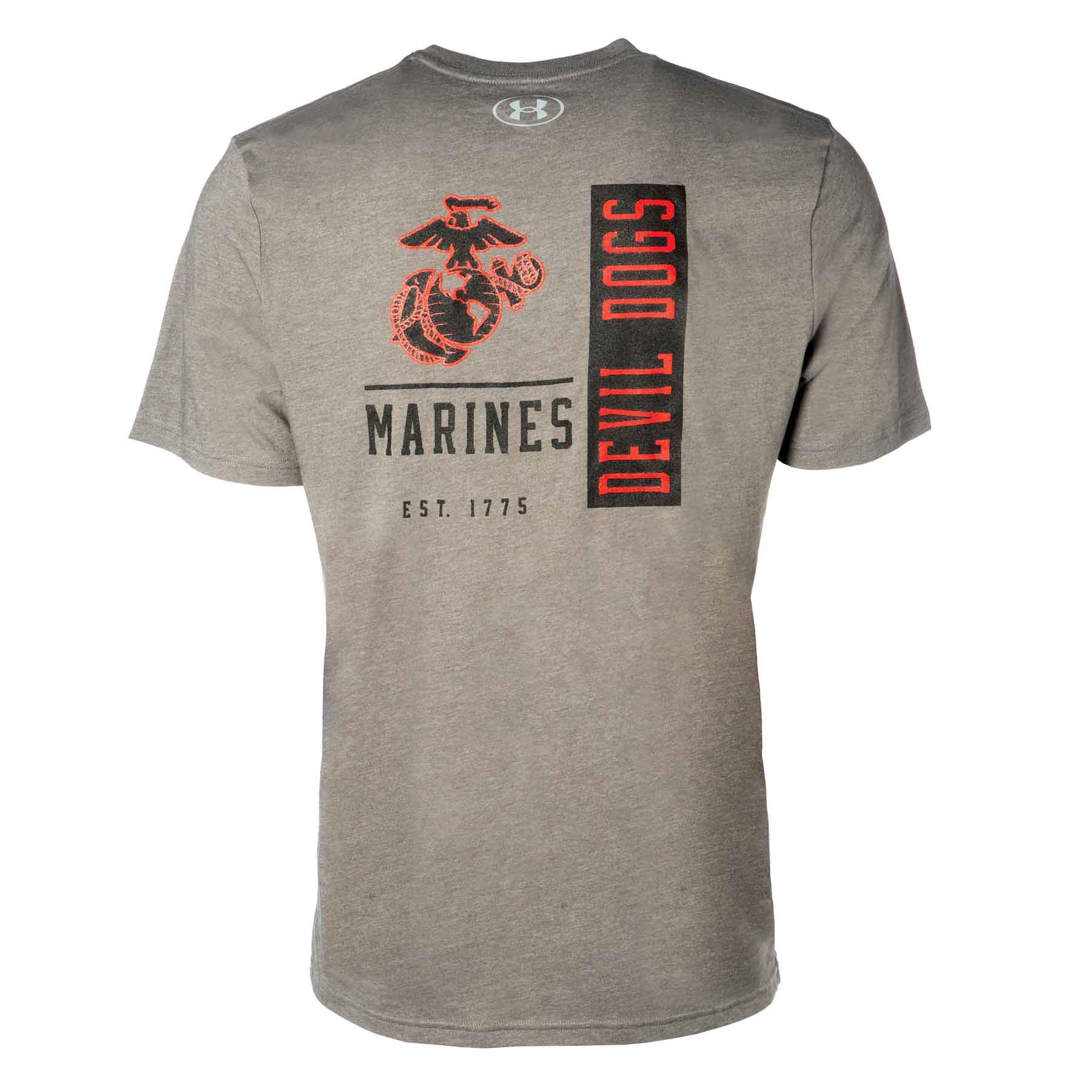 UA USMC Devil Dogs Performance Cotton T-shirt - Image 6