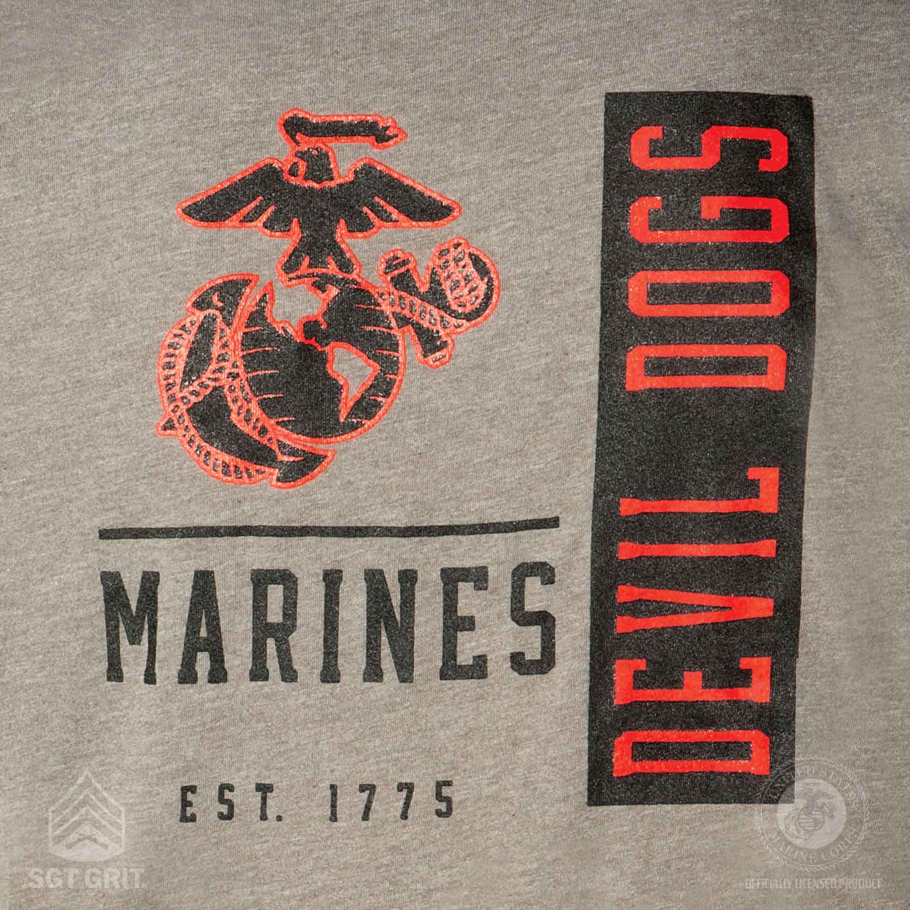 UA USMC Devil Dogs Performance Cotton T-shirt - Image 7