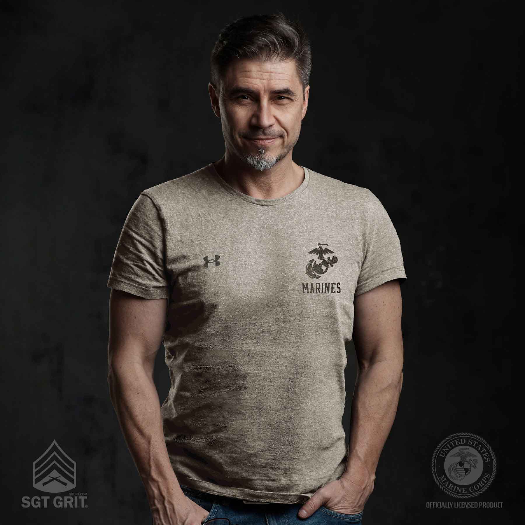 UA USMC Devil Dogs Performance Cotton T-shirt - Image 8