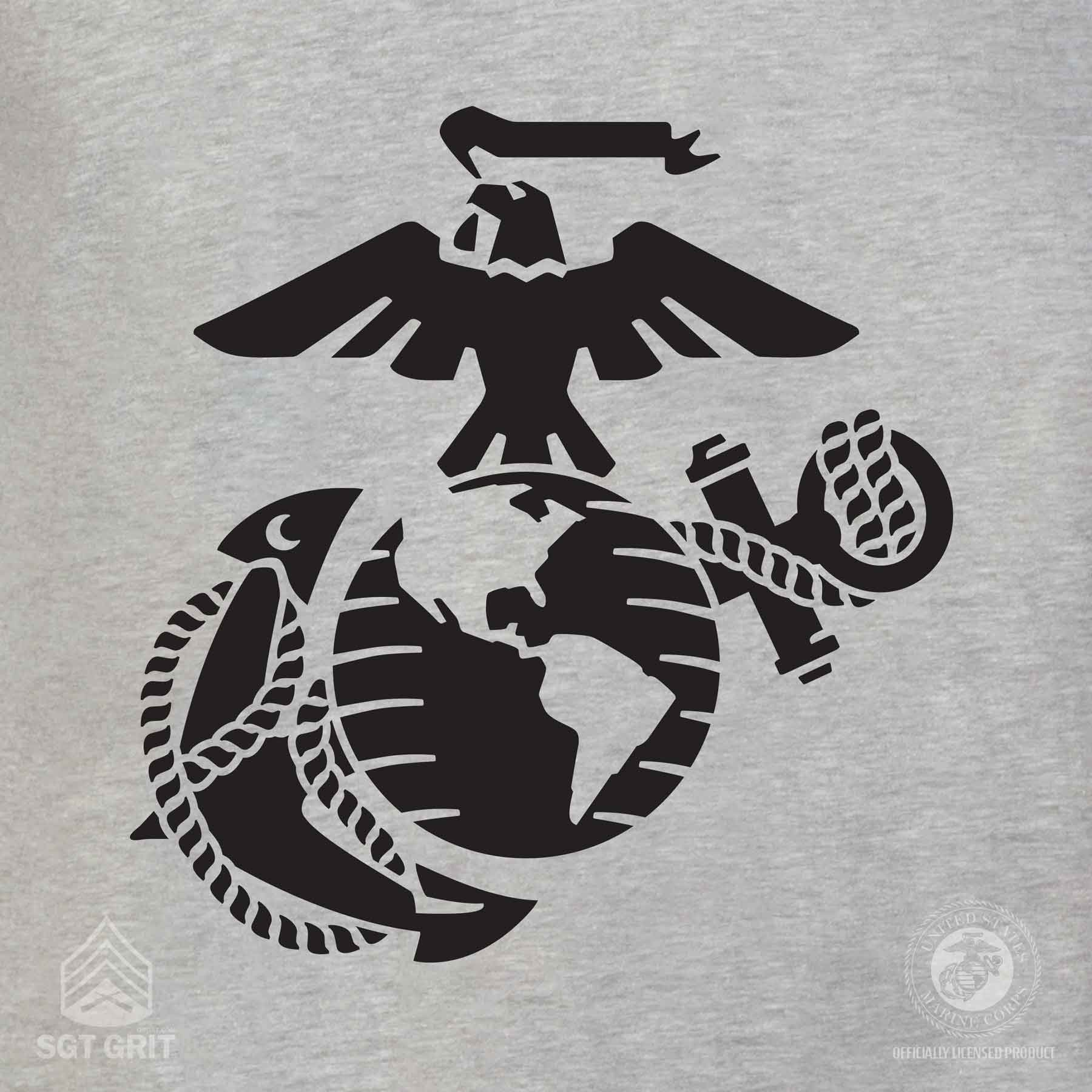 Vintage Marine Back With Left Chest T-shirt - Image 3