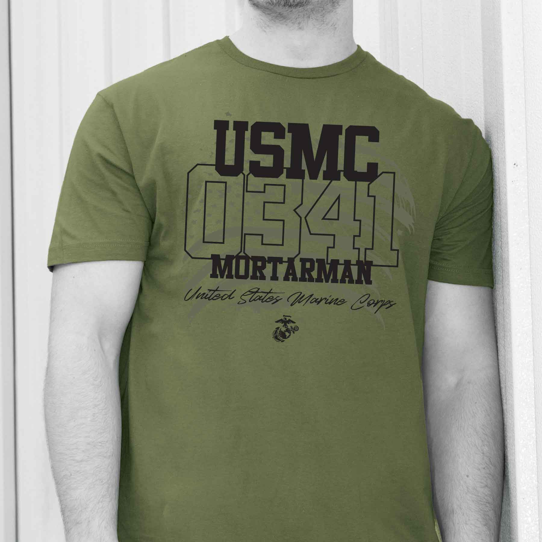 Choose Your Marine MOS Flag T-shirt - Image 2