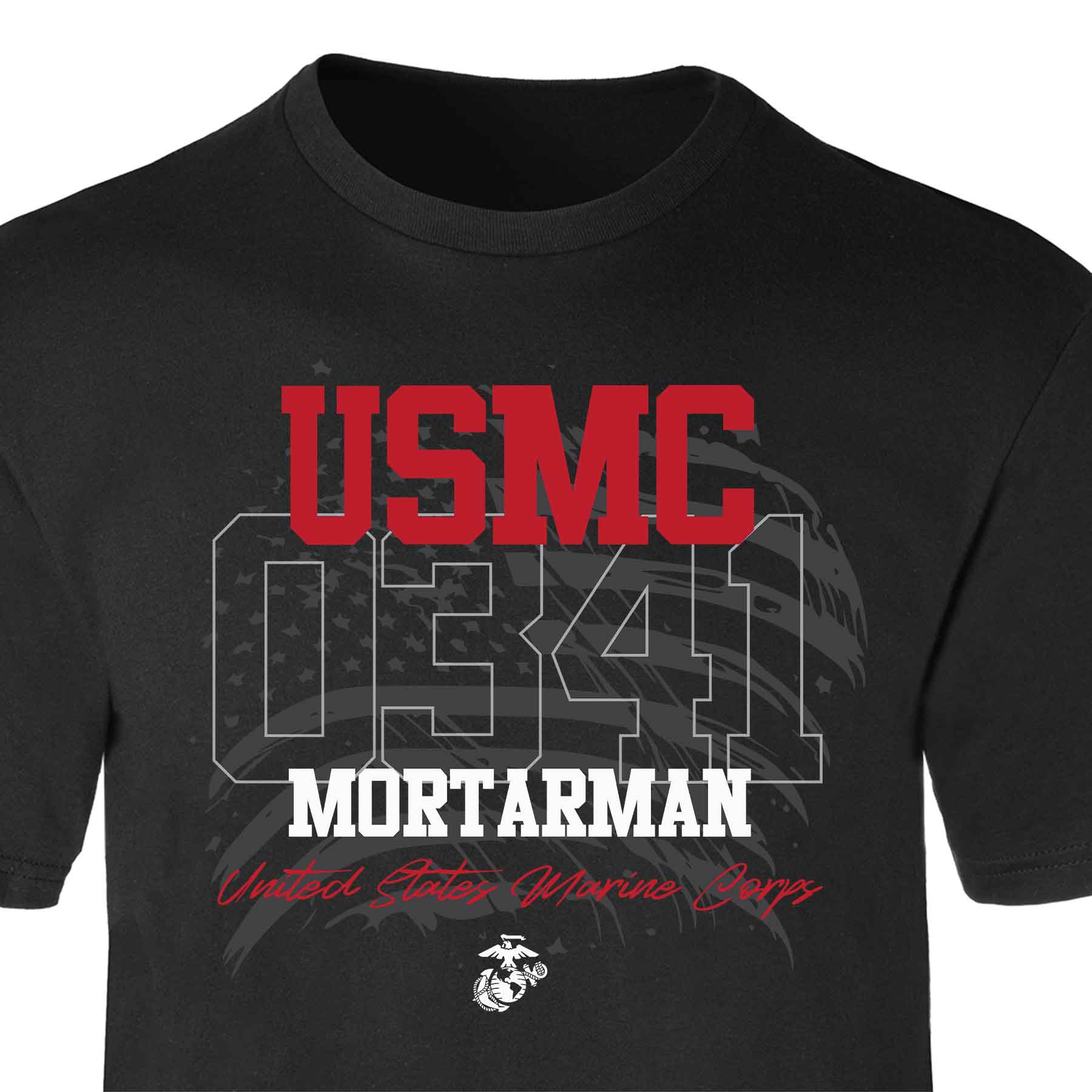 Choose Your Marine MOS Flag T-shirt - Image 6
