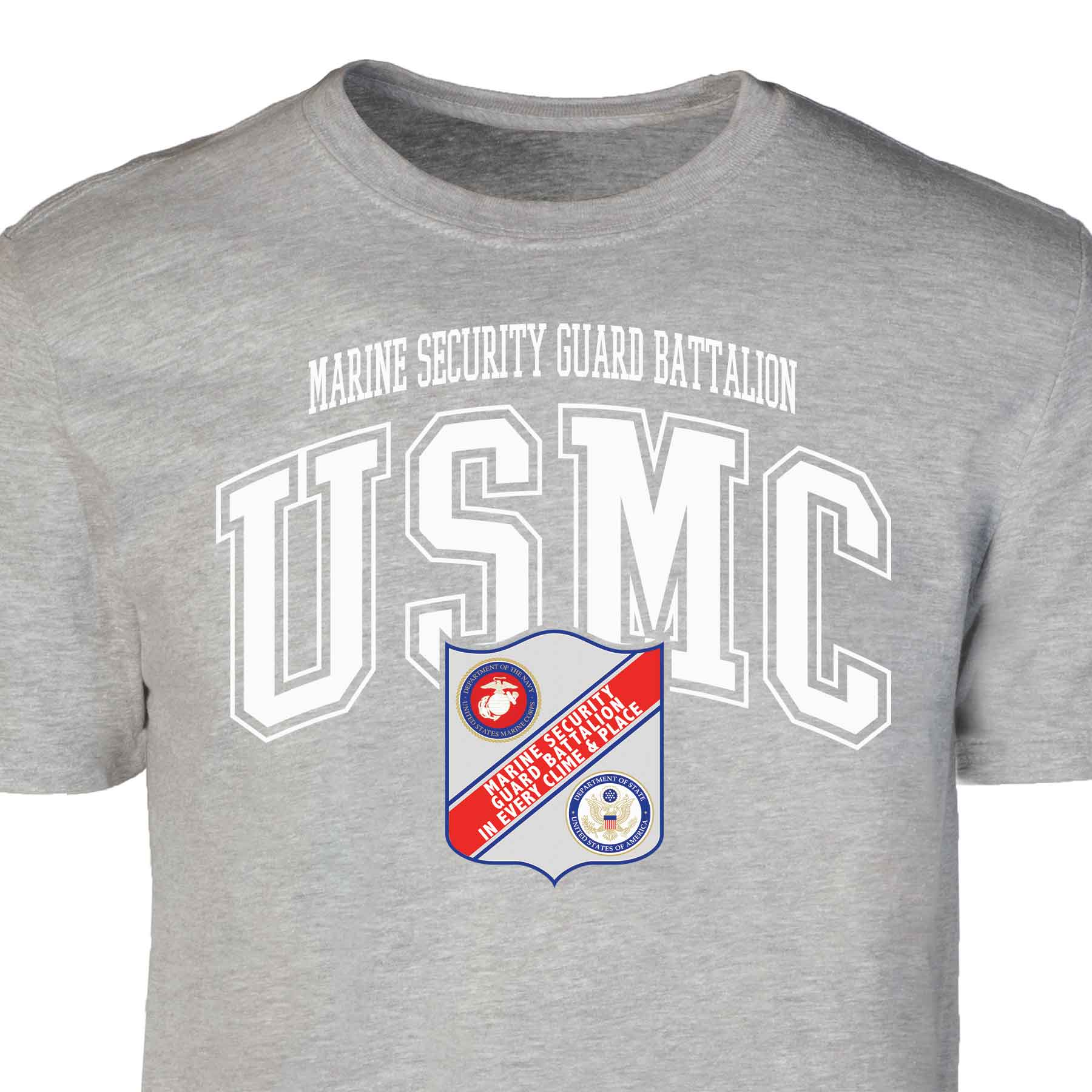 Marine Security Guard Arched Patch Graphic T-shirt - Image 5