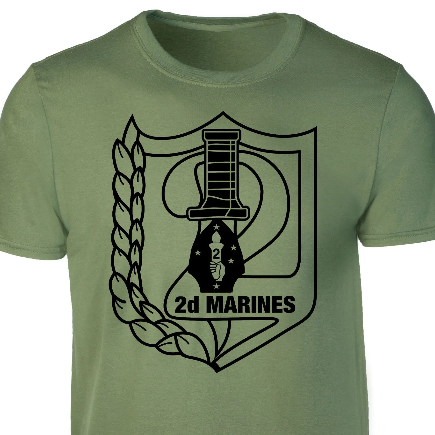 2nd Marines Regimental T-shirt - Image 3