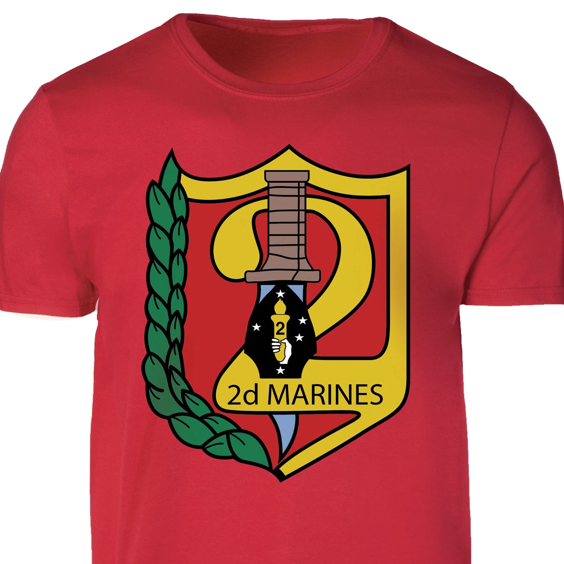 2nd Marines Regimental T-shirt - Image 4