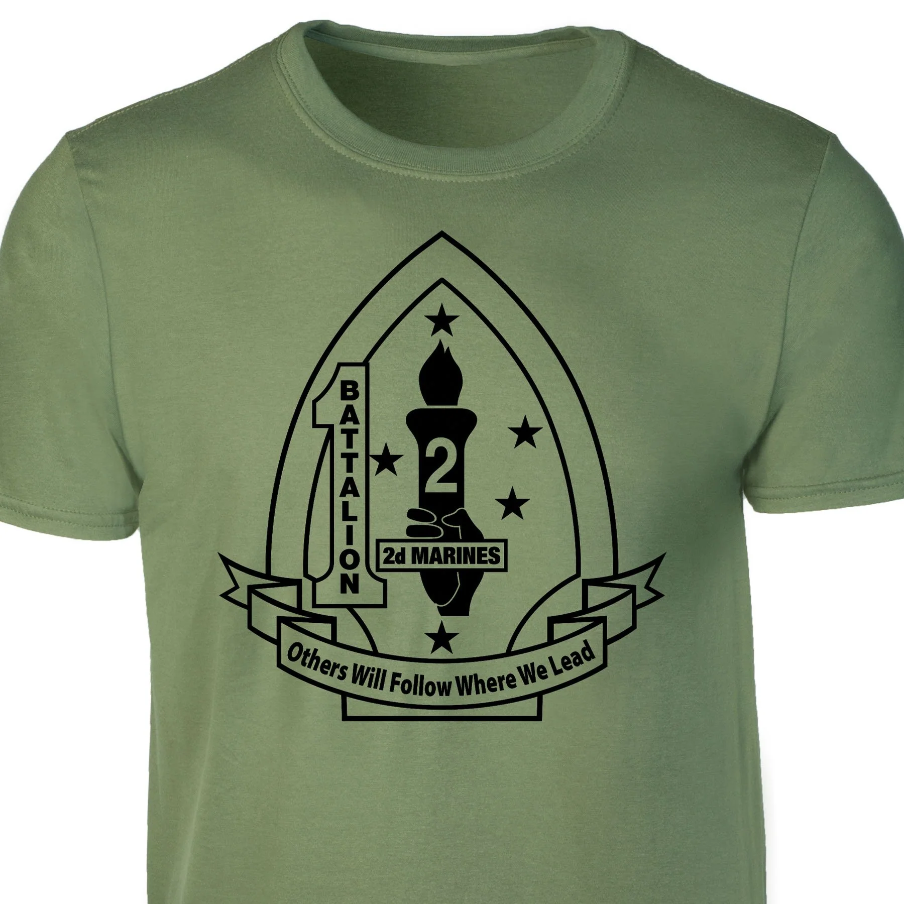 1st Battalion 2nd Marines T-shirt - Image 3