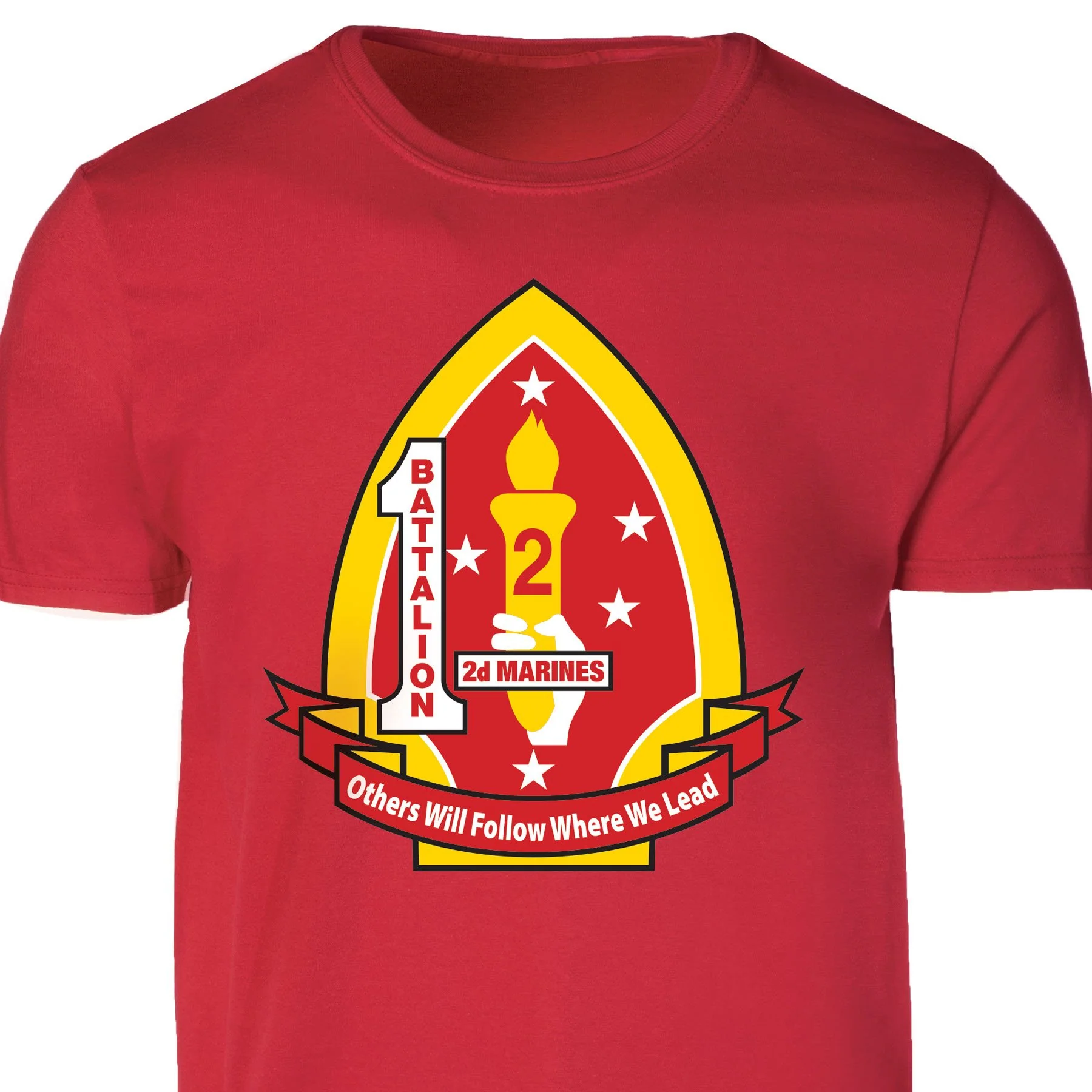 1st Battalion 2nd Marines T-shirt - Image 4