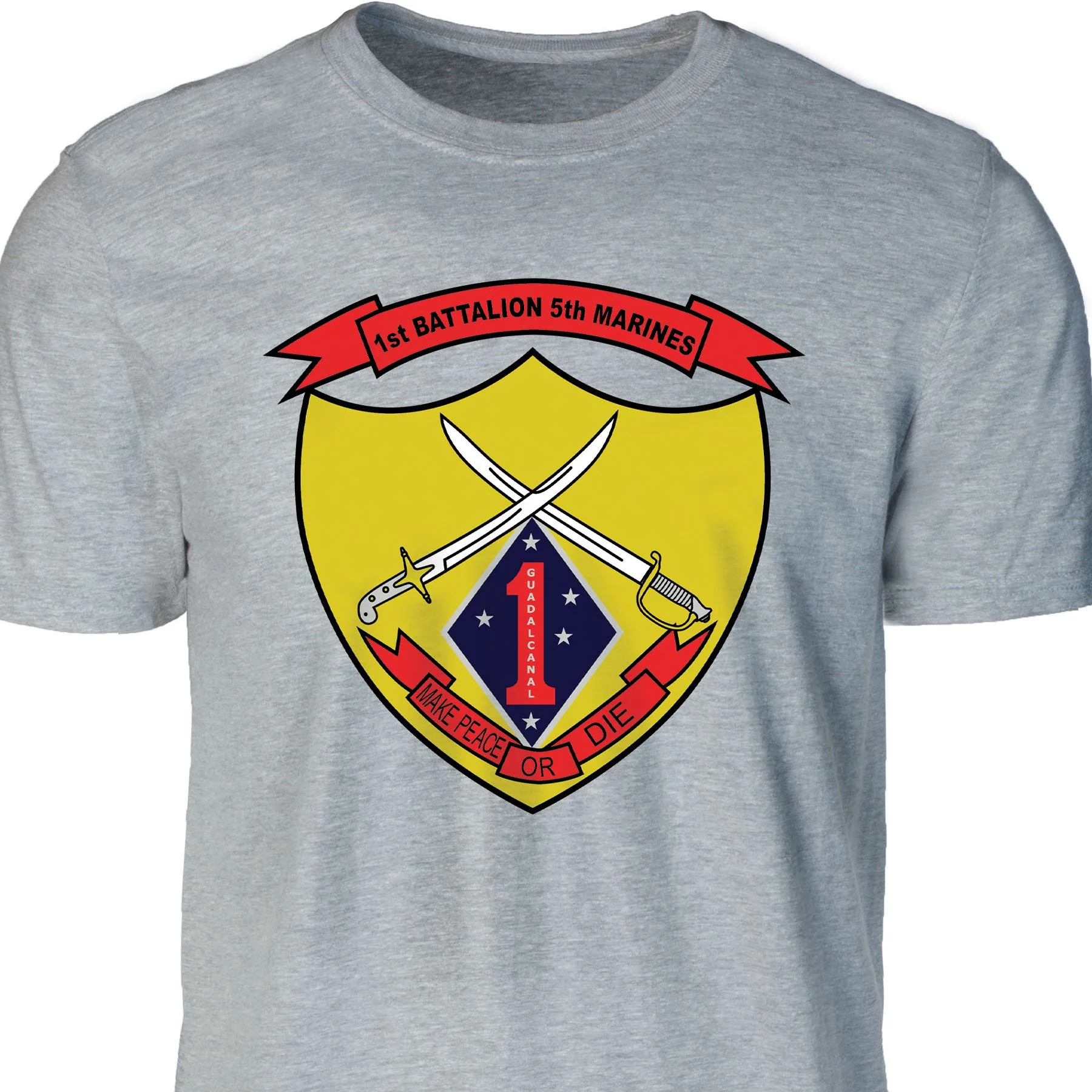 1st Battalion 5th Marines T-shirt - Image 2