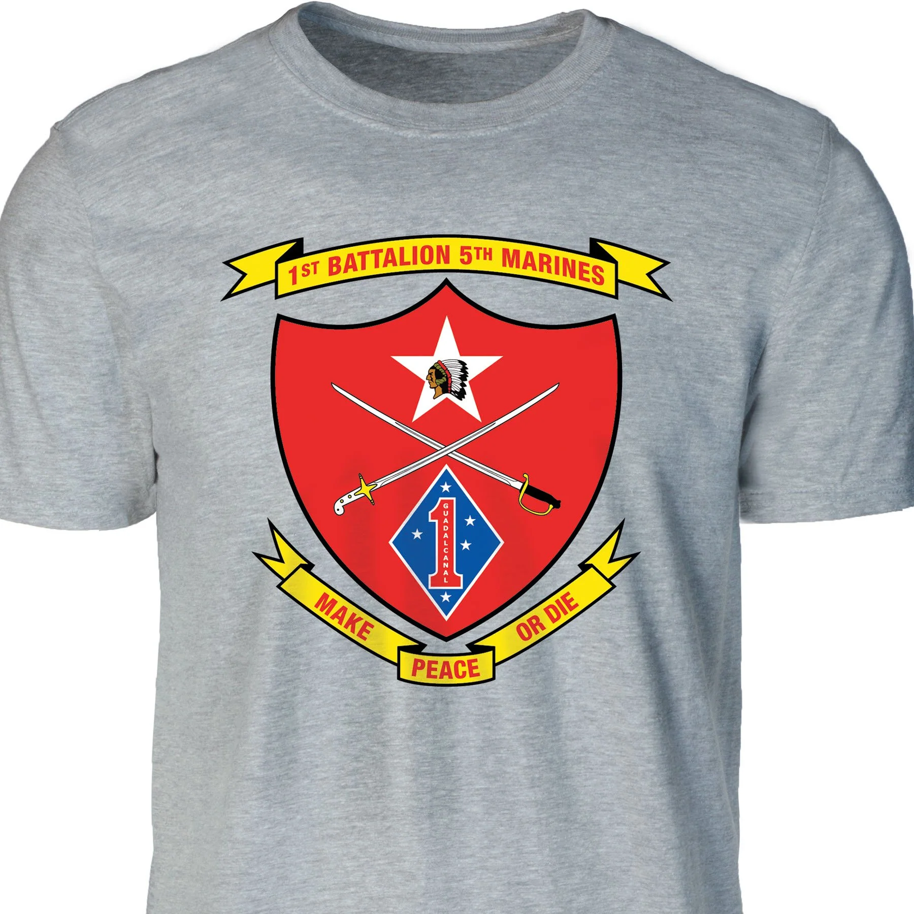 1st Battalion 5th Marines T-shirt - Image 2