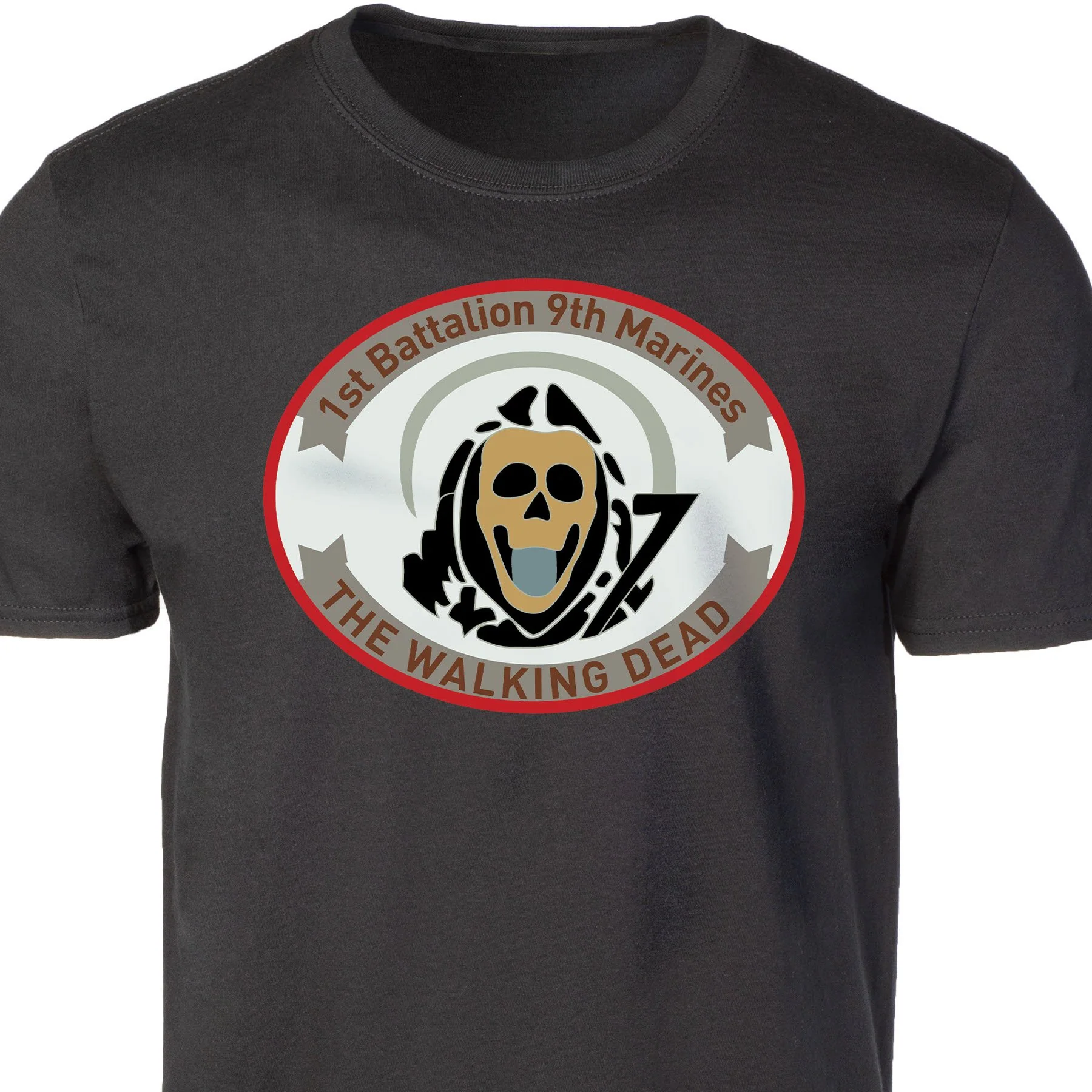 1st Battalion 9th Marines T-shirt- White