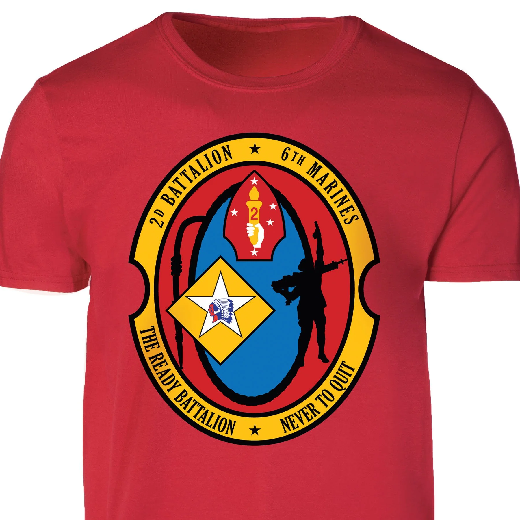 2nd Battalion 6th Marines T-shirt - Image 4