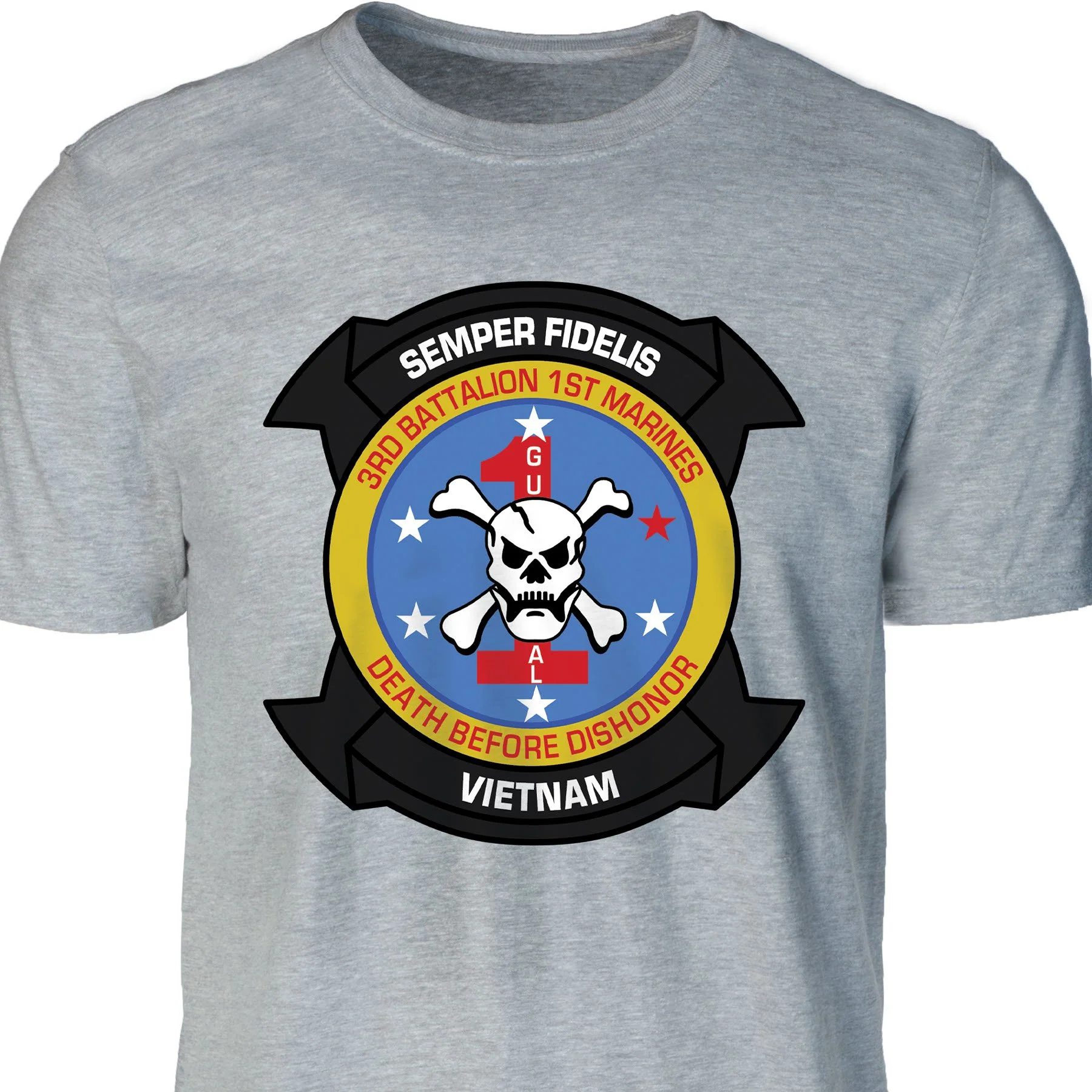 3rd Battalion 1st Marines T-shirt - Image 2