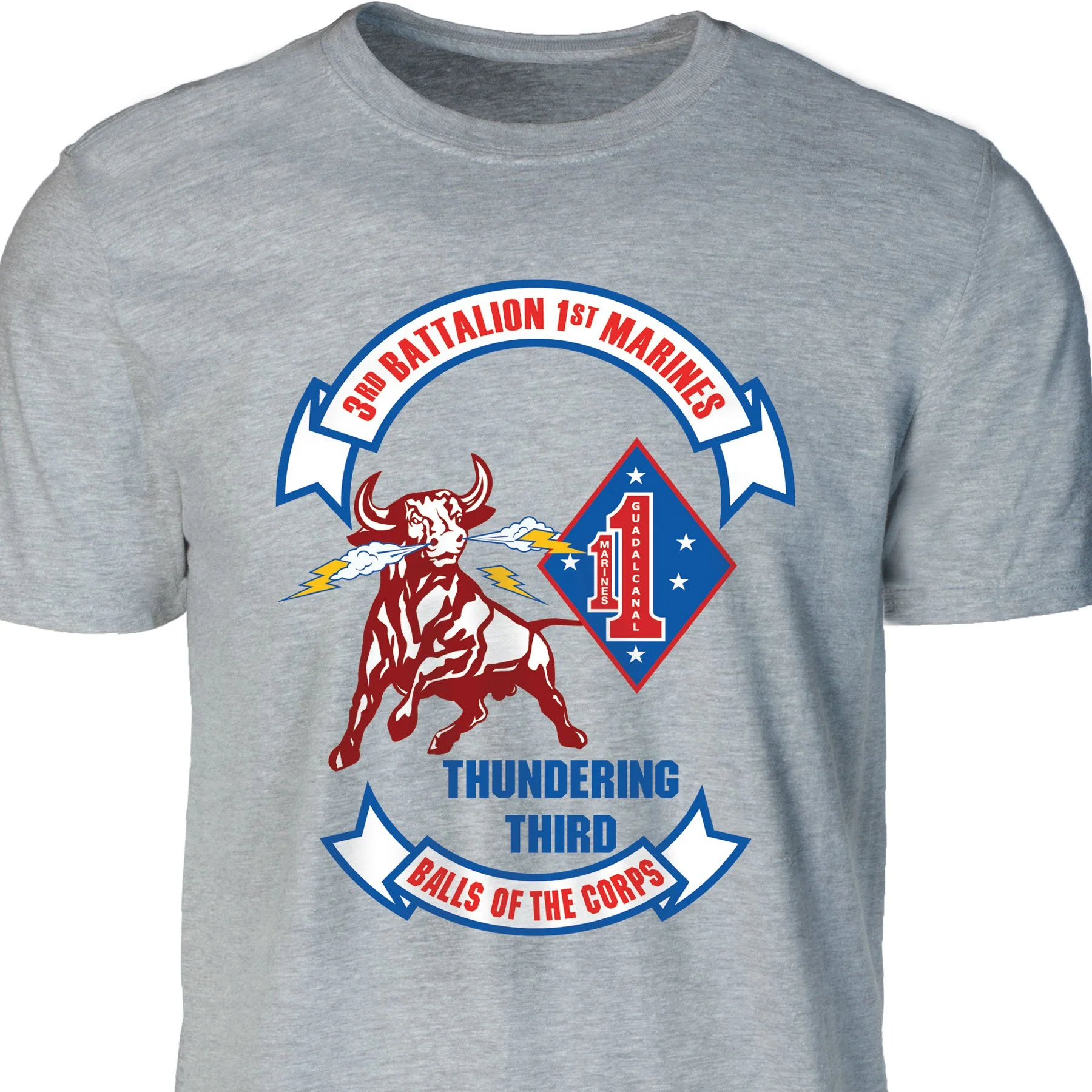 3rd Battalion 1st Marines T-shirt - Image 2