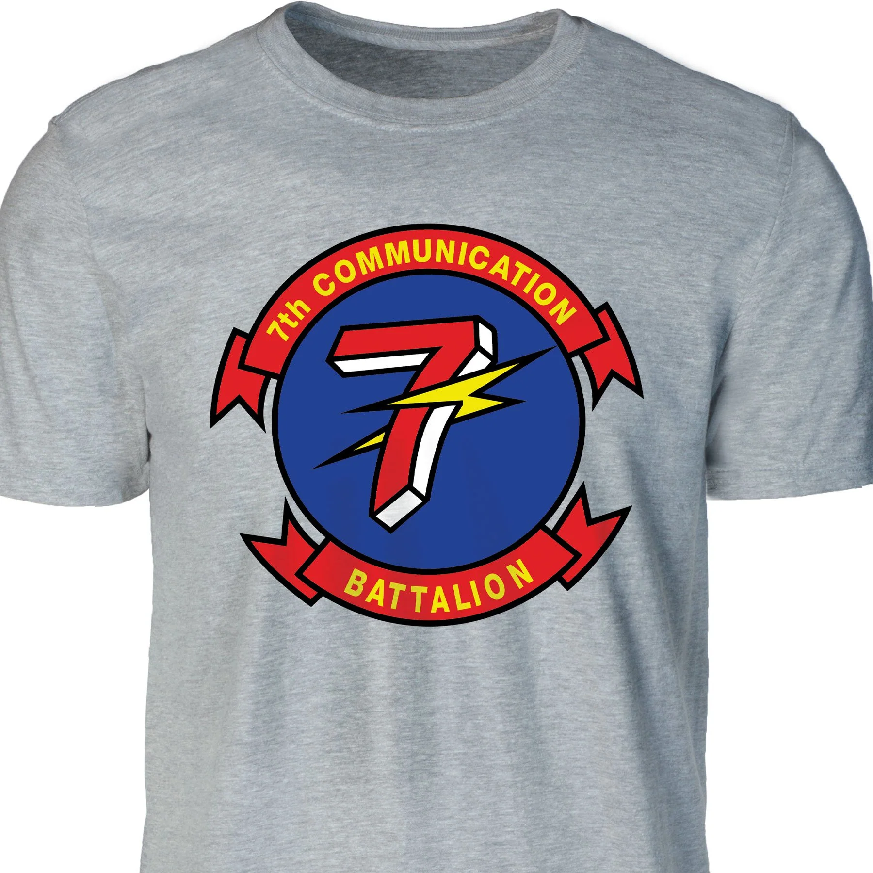 7th Communication Battalion Patch T-shirt - Image 2