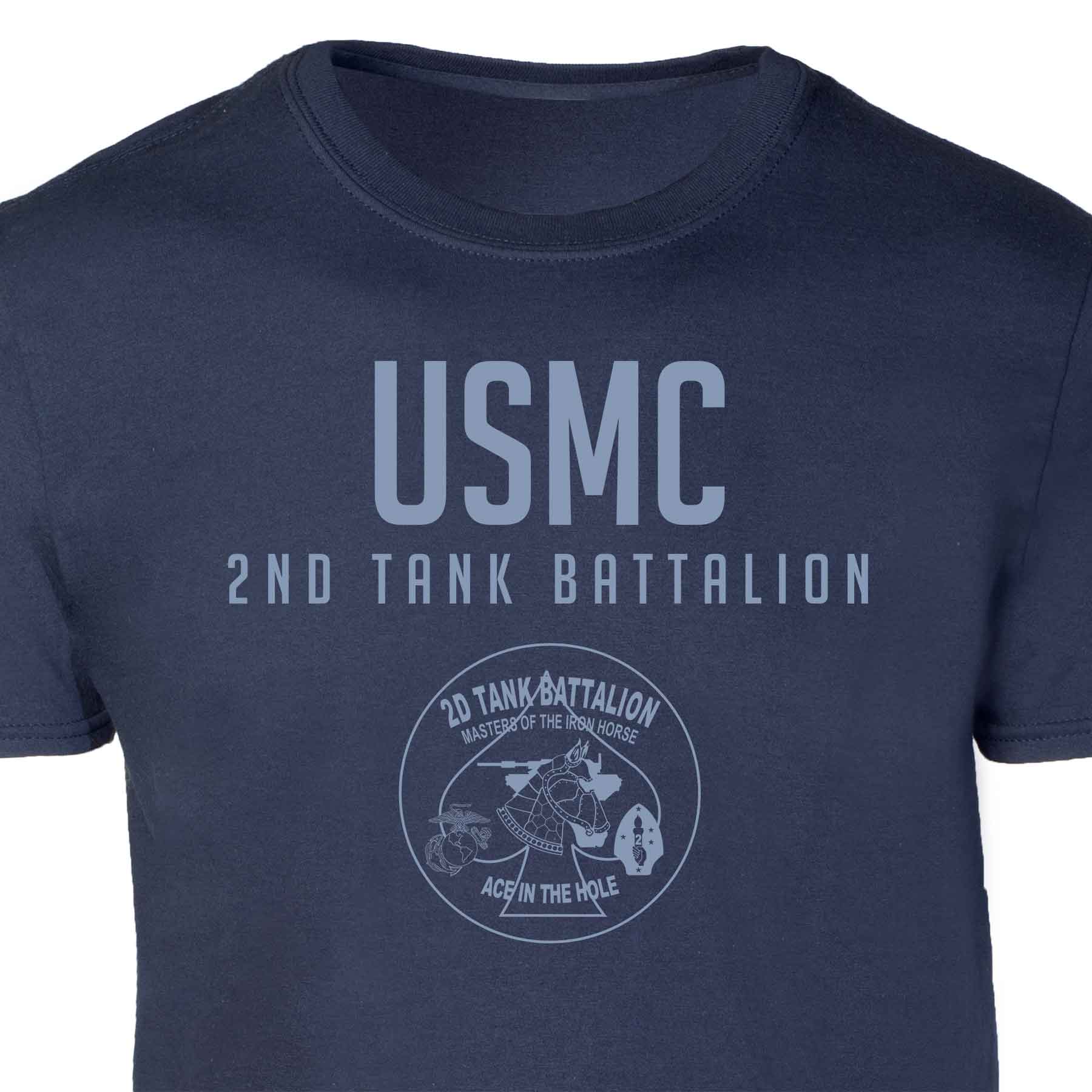 2nd Tank Battalion Tonal Patch Graphic T-shirt - Image 3