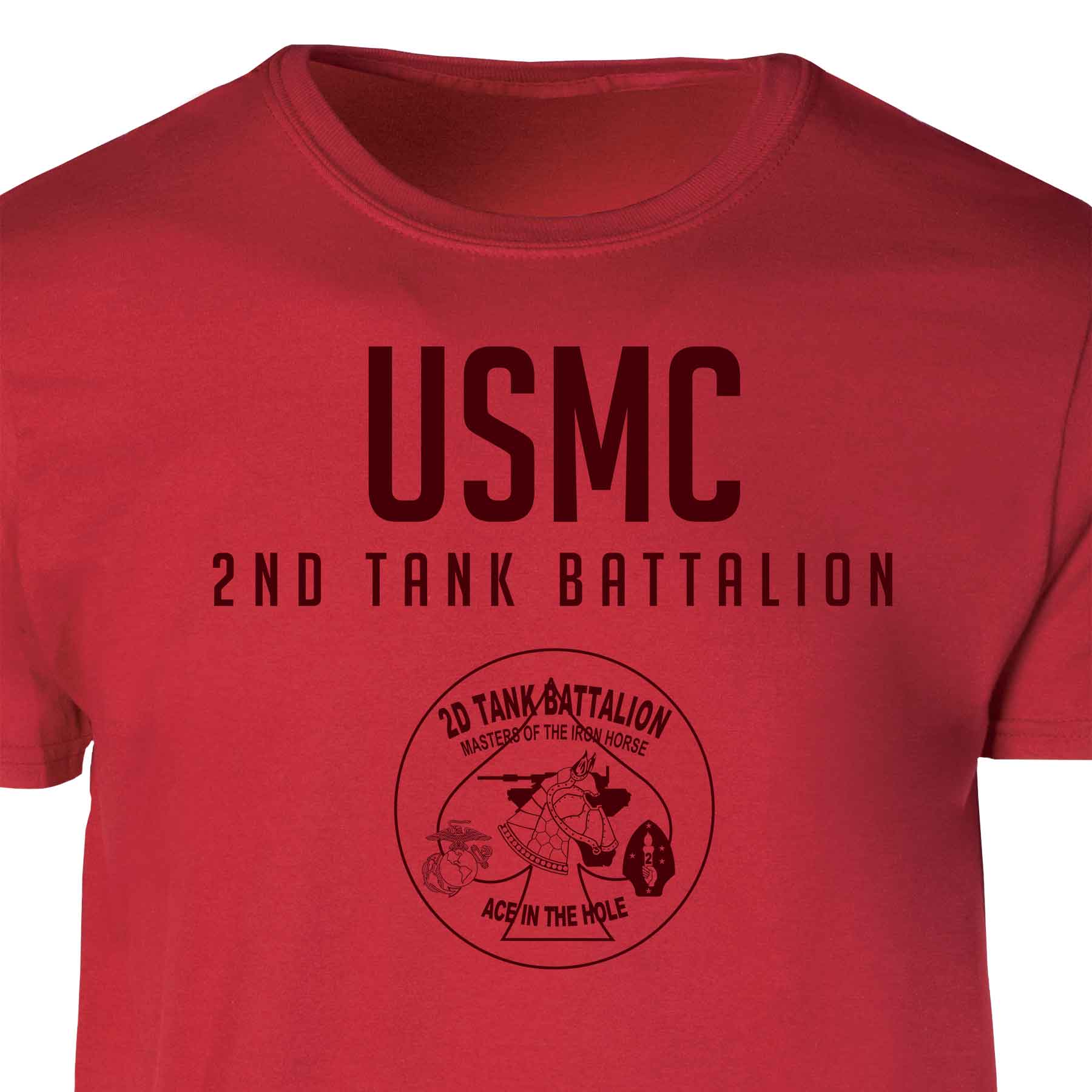 2nd Tank Battalion Tonal Patch Graphic T-shirt - Image 5