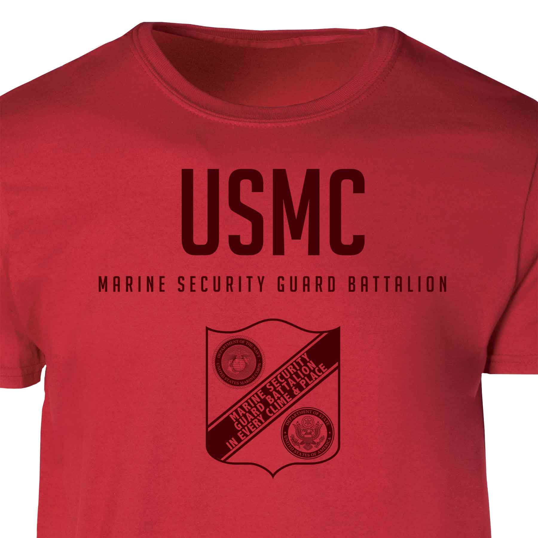 Marine Security Guard Tonal Patch Graphic T-shirt - Image 5