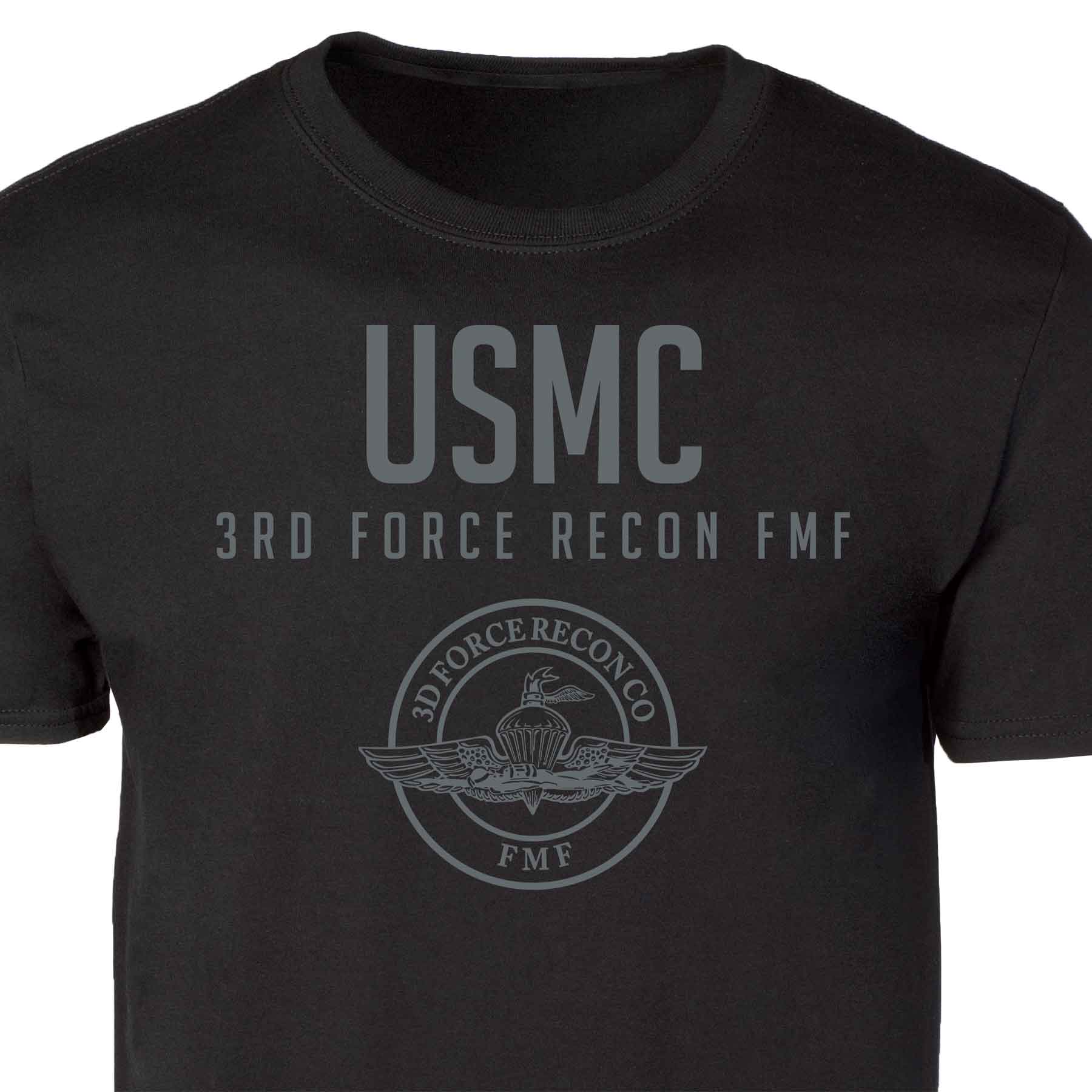 3rd Force Recon FMF Tonal Patch Graphic T-shirt - Image 3