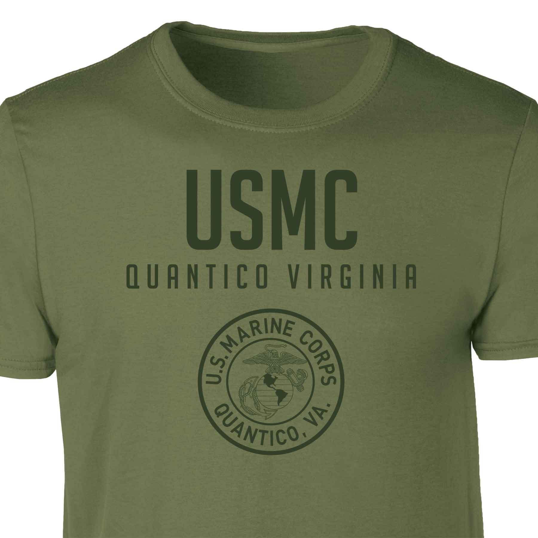 Quantico Virginia Tonal Patch Graphic T-shirt - Image 2