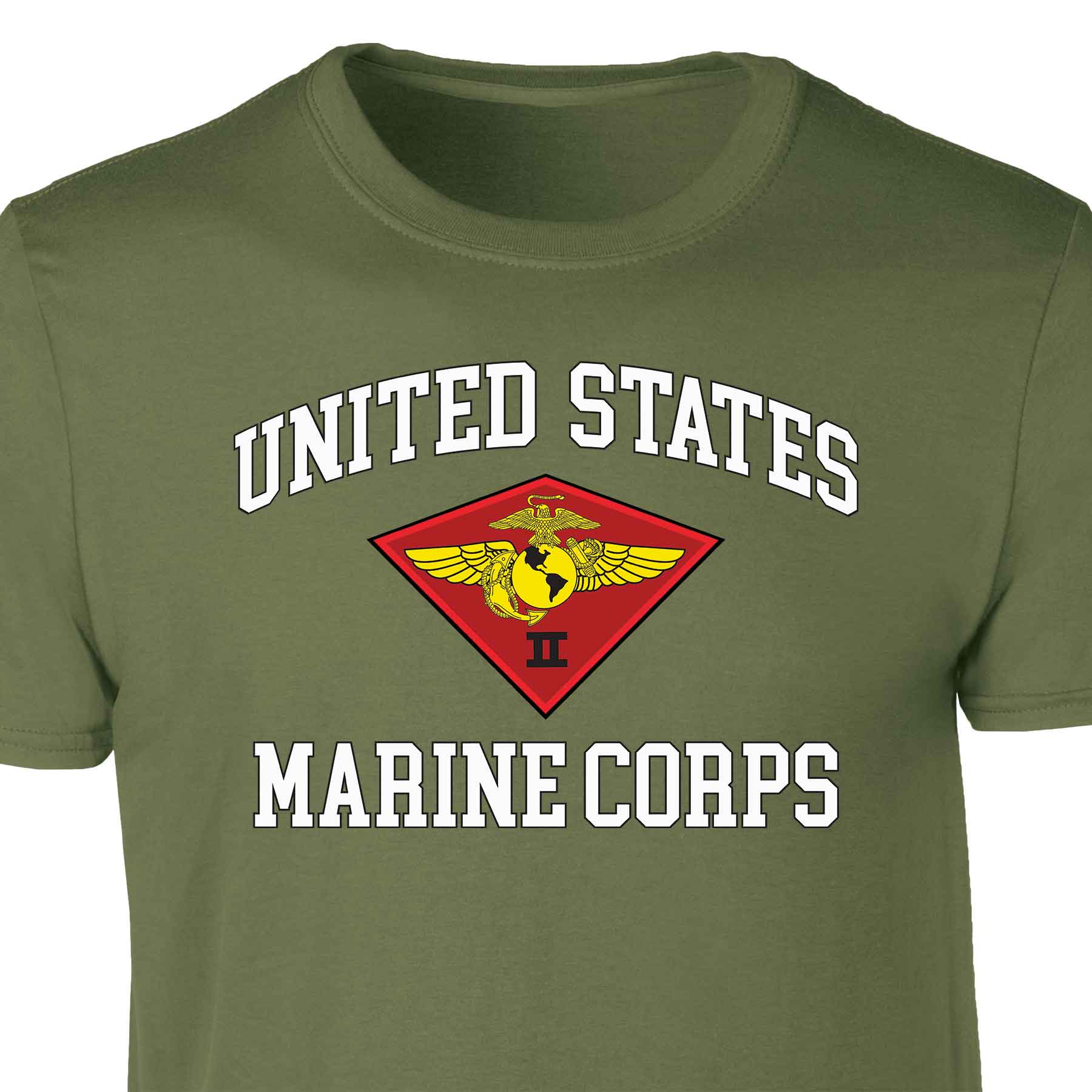 2nd Marine Air Wing USMC Patch Graphic T-shirt - Image 3
