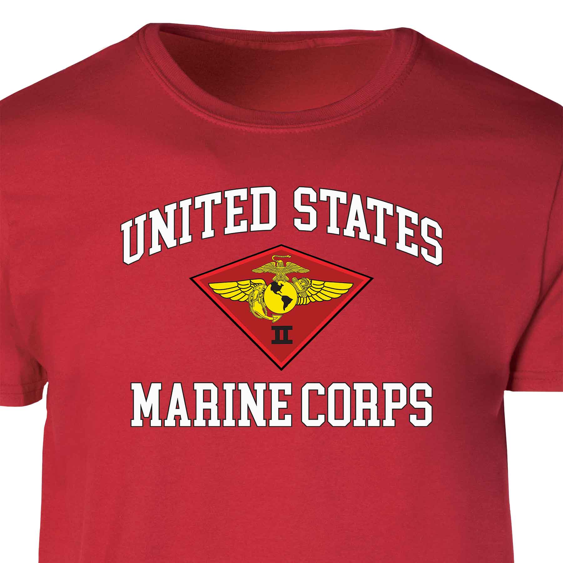 2nd Marine Air Wing USMC Patch Graphic T-shirt - Image 4