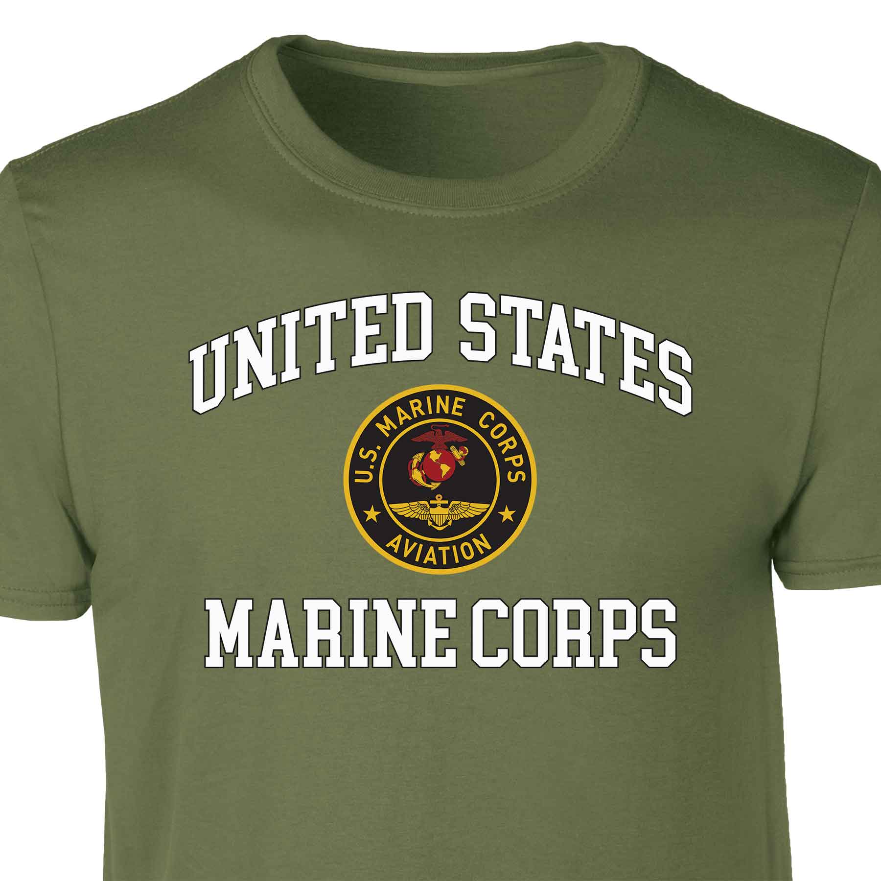 Marine Corps Aviation USMC Patch Graphic T-shirt - Image 3