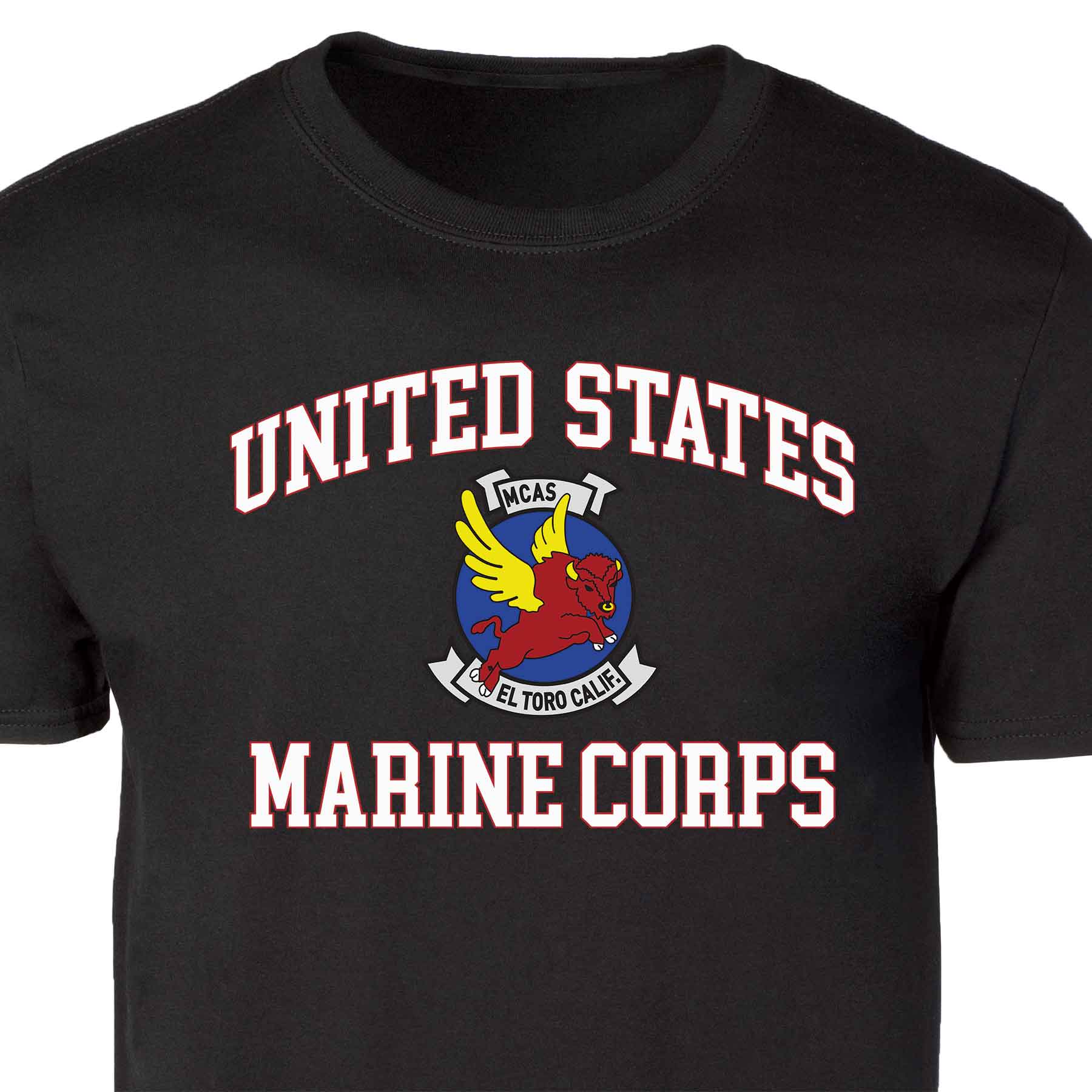 MCAS El Toro USMC Patch Graphic T-shirt - Image 5