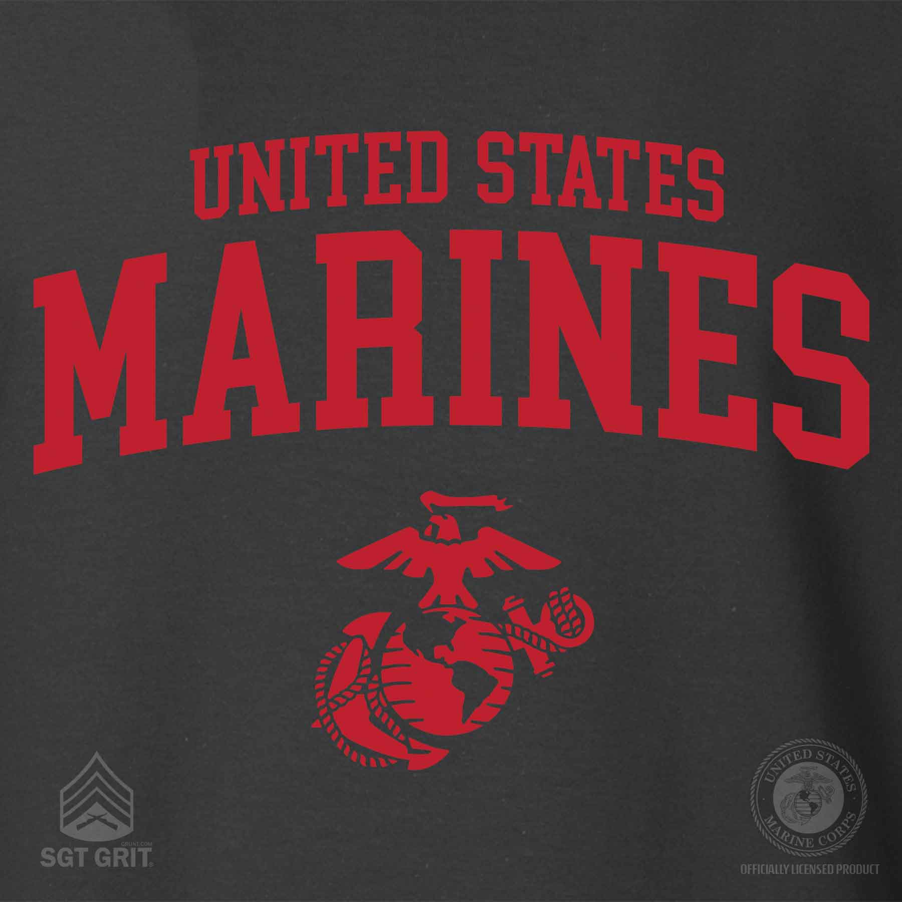 United States Marines Tank Top - Black - Image 2