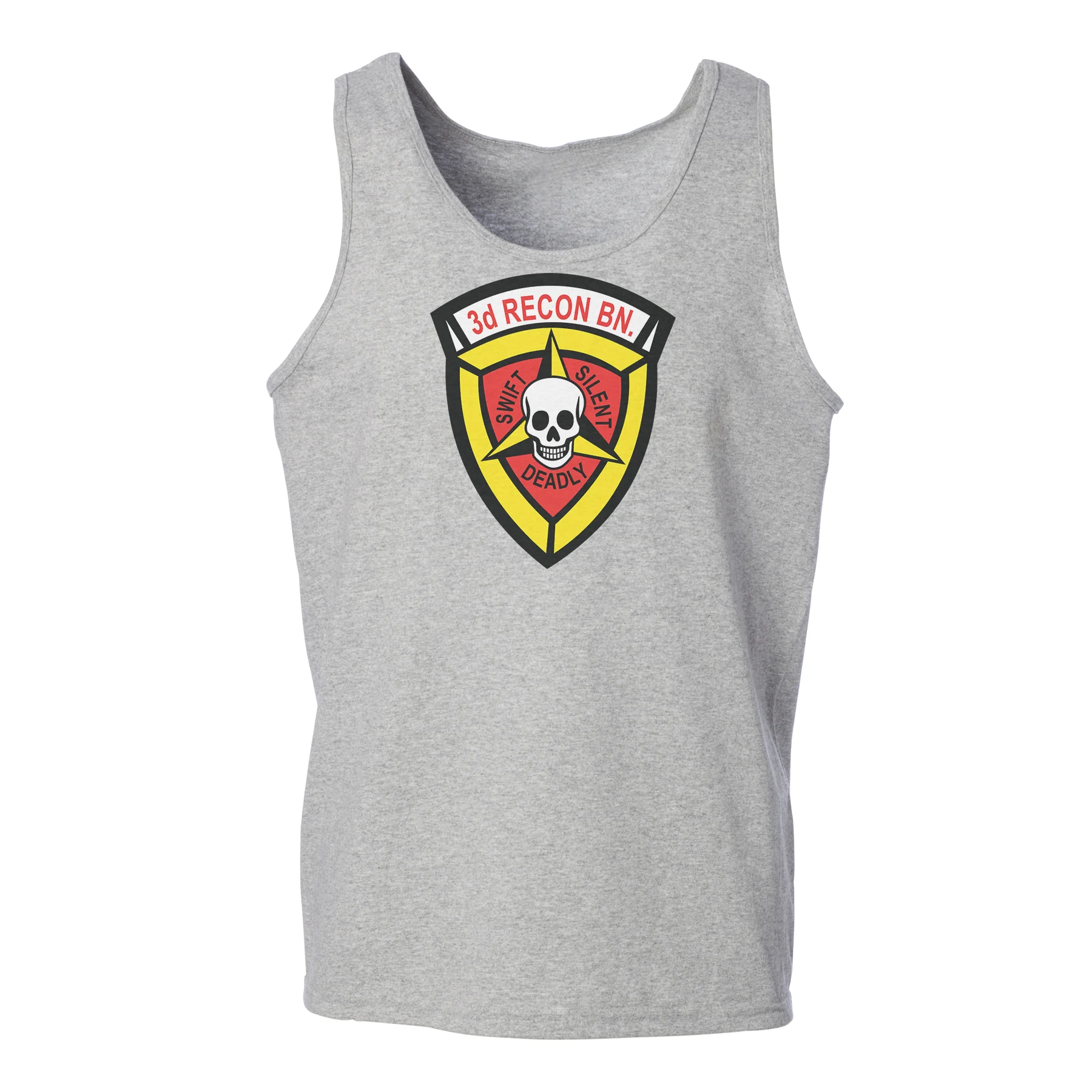 3rd Recon Battalion Tank Top- White Rocker - Image 2