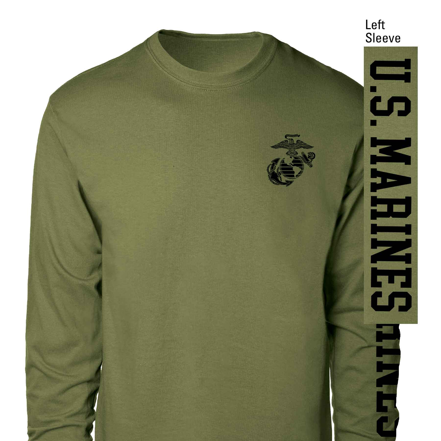 U.S. Marines Eagle, Globe and Anchor Long Sleeve T-shirt - Image 17