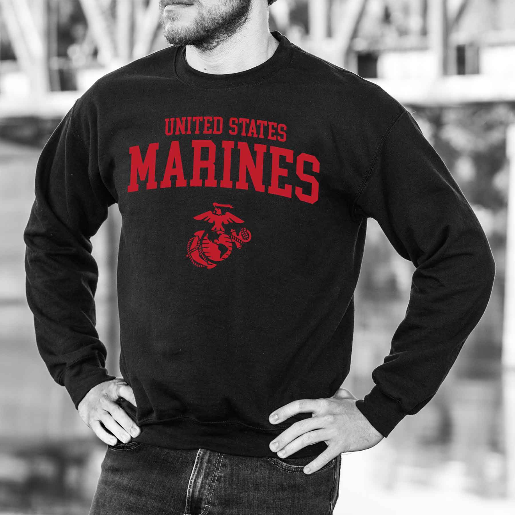 United States Marines EGA Sweatshirt - Image 2