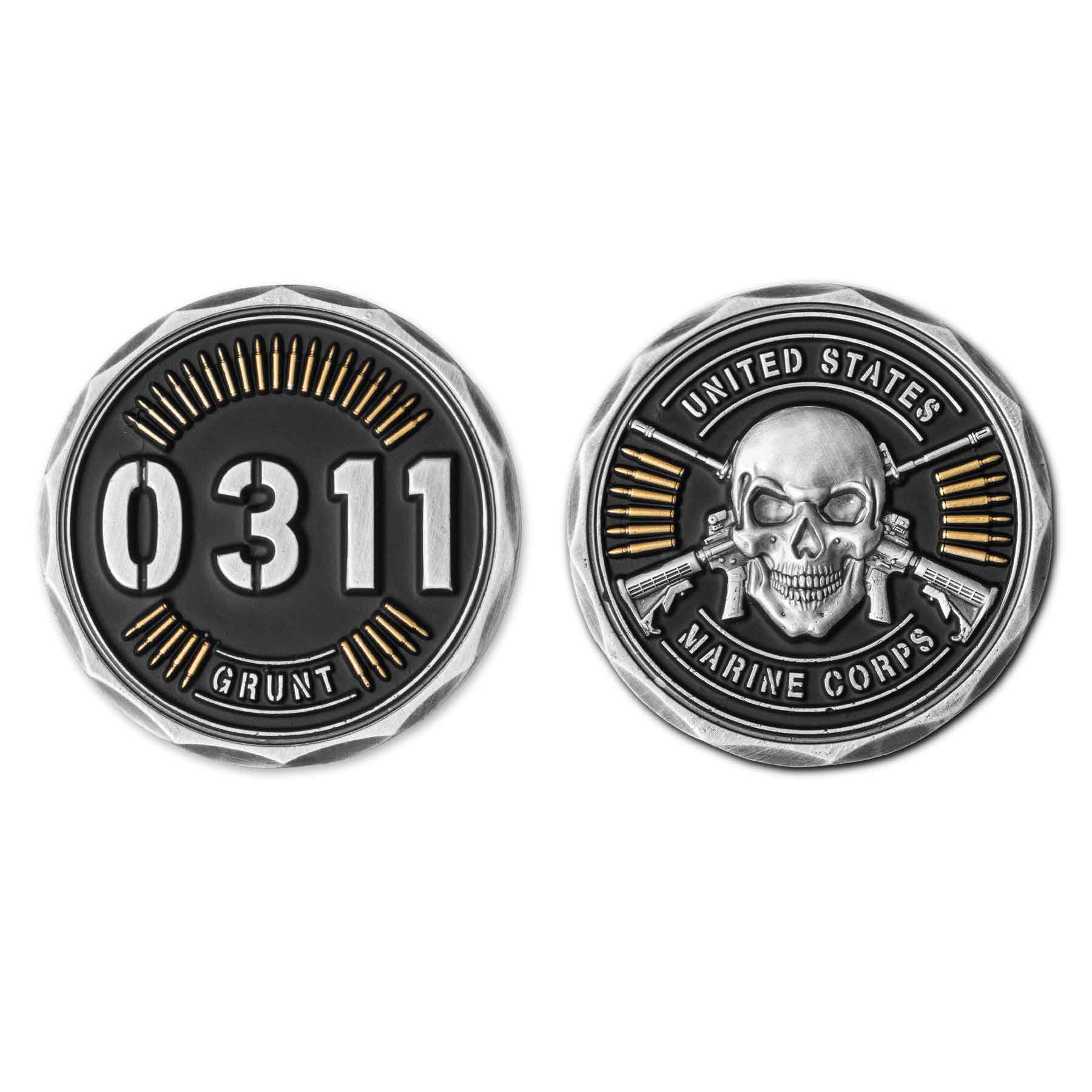 USMC 0311 Grunt Challenge Coin