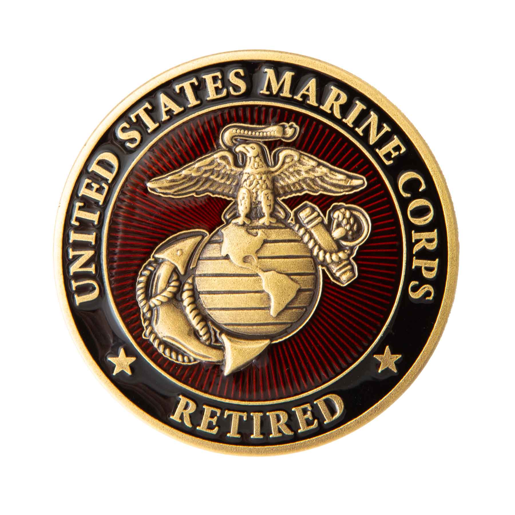USMC A Career of Service Challenge Coin - Image 2