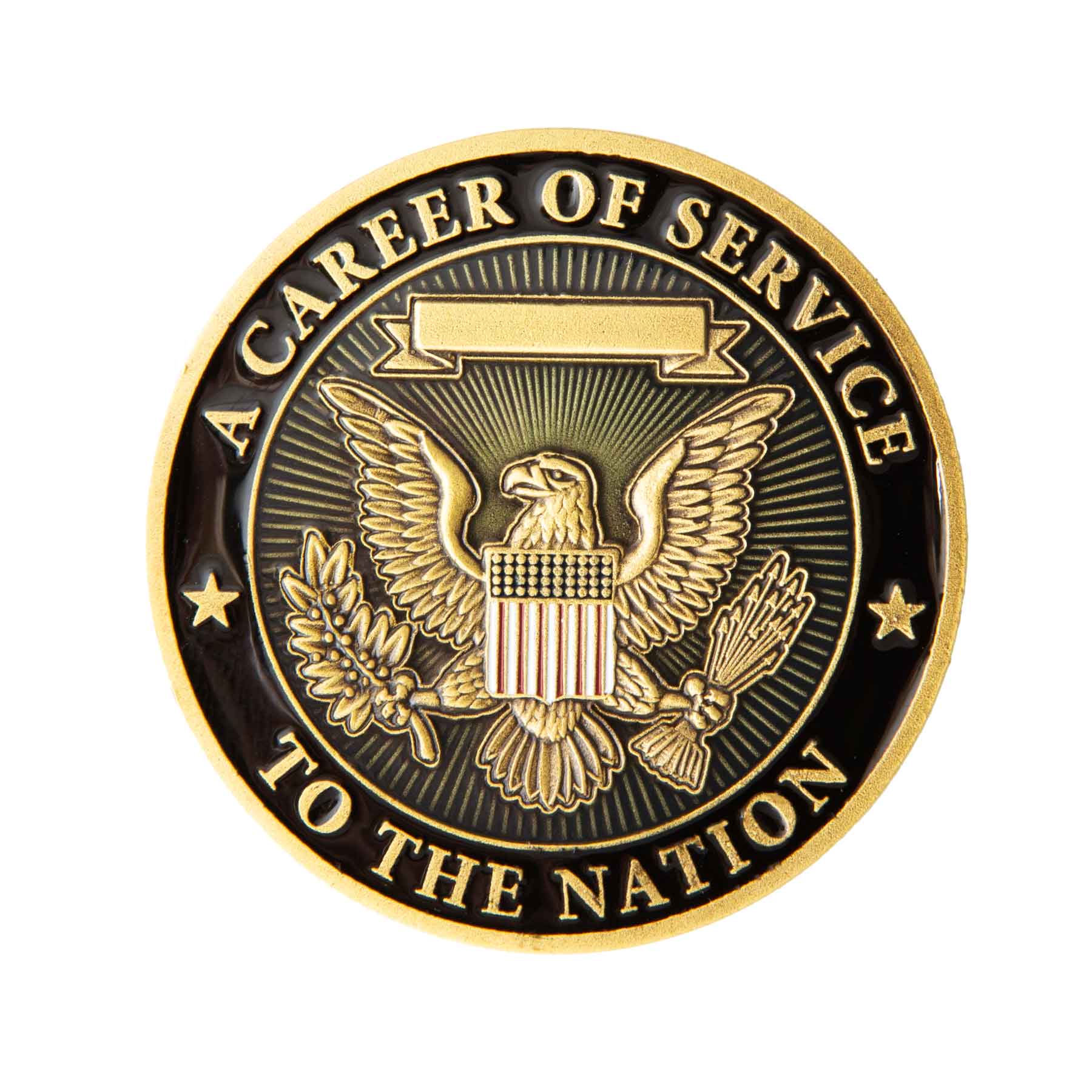 USMC A Career of Service Challenge Coin - Image 3