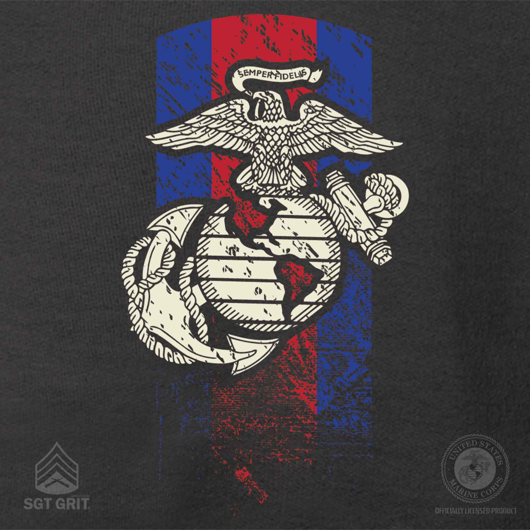 USMC Blood Stripe EGA Hoodie - Image 6