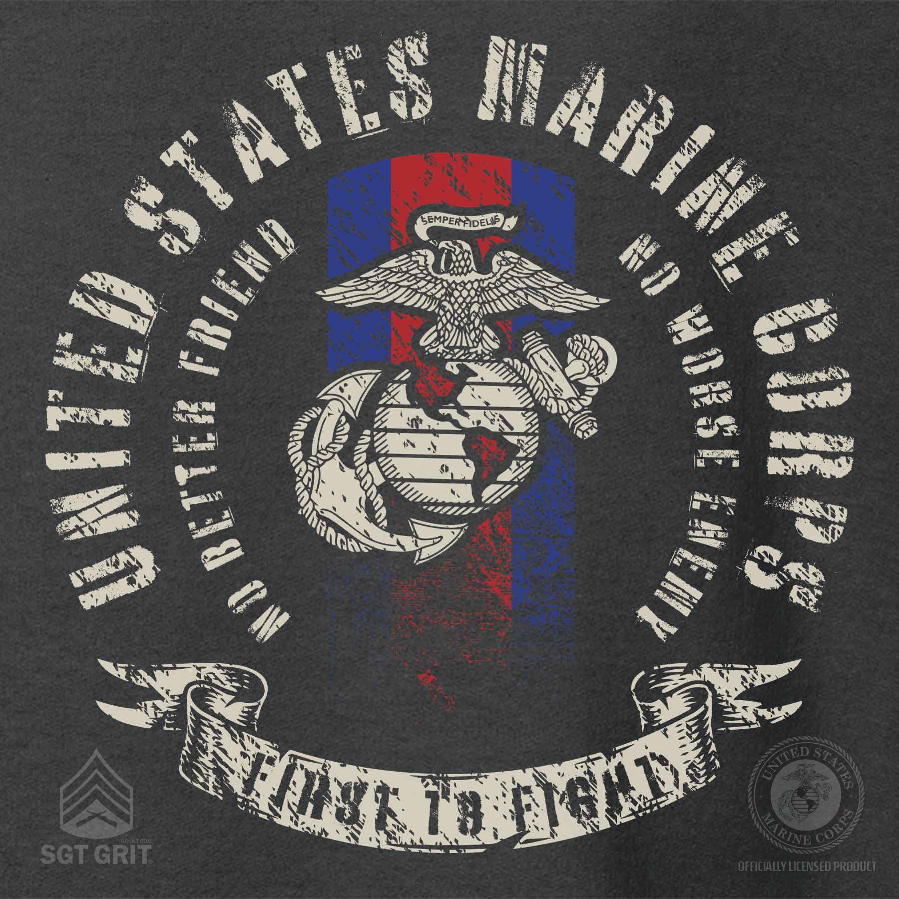 USMC Blood Stripe EGA Hoodie - Image 7