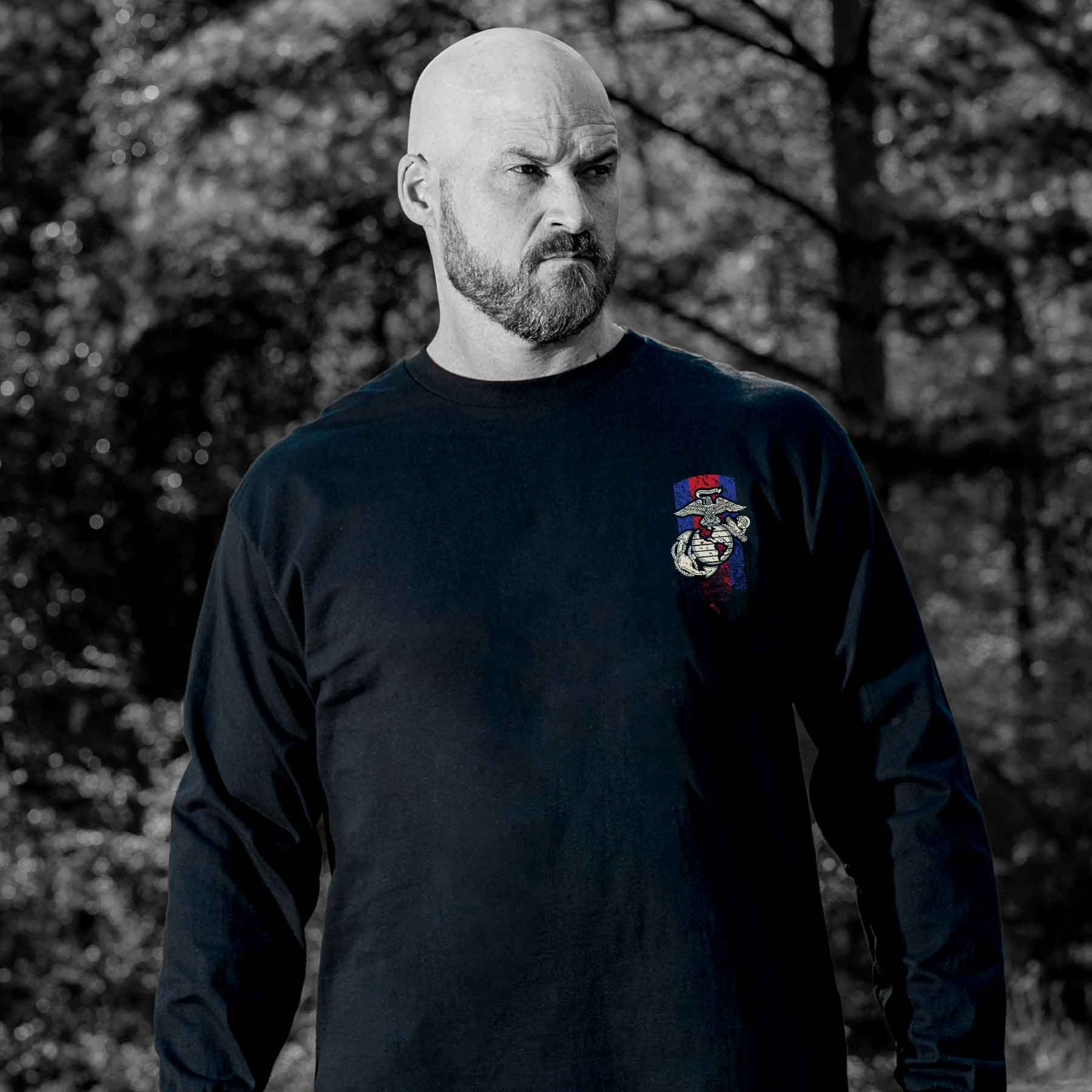 USMC Blood Stripe Long Sleeve - Image 2