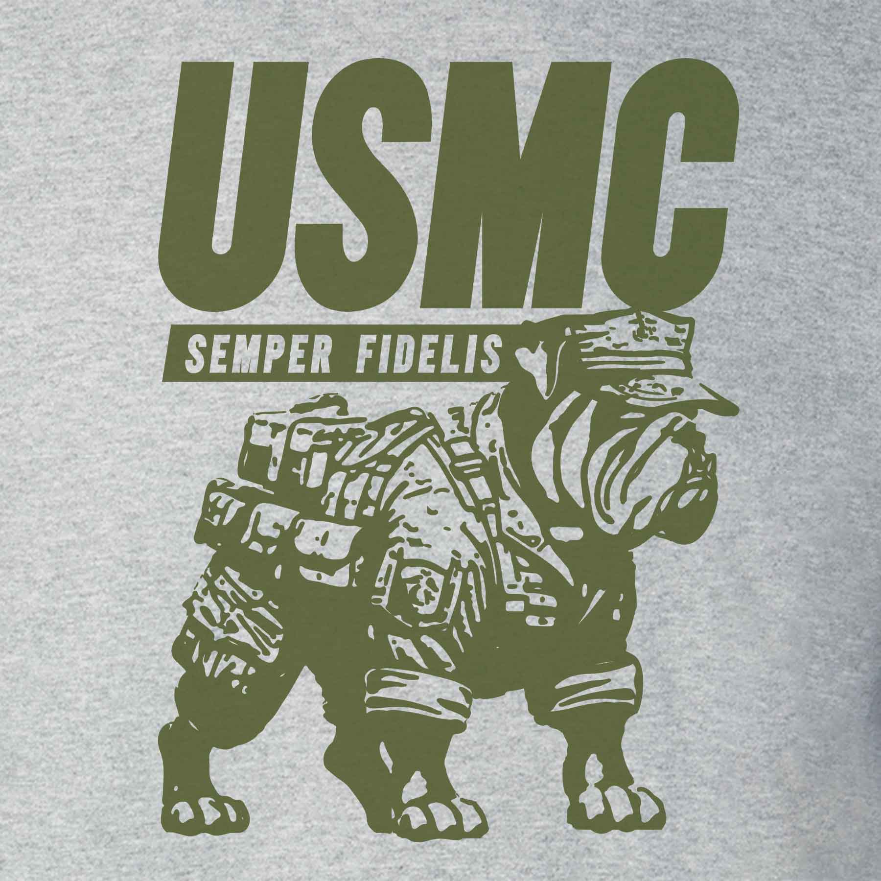 USMC Combat Bulldog Long Sleeve Shirt - Image 2