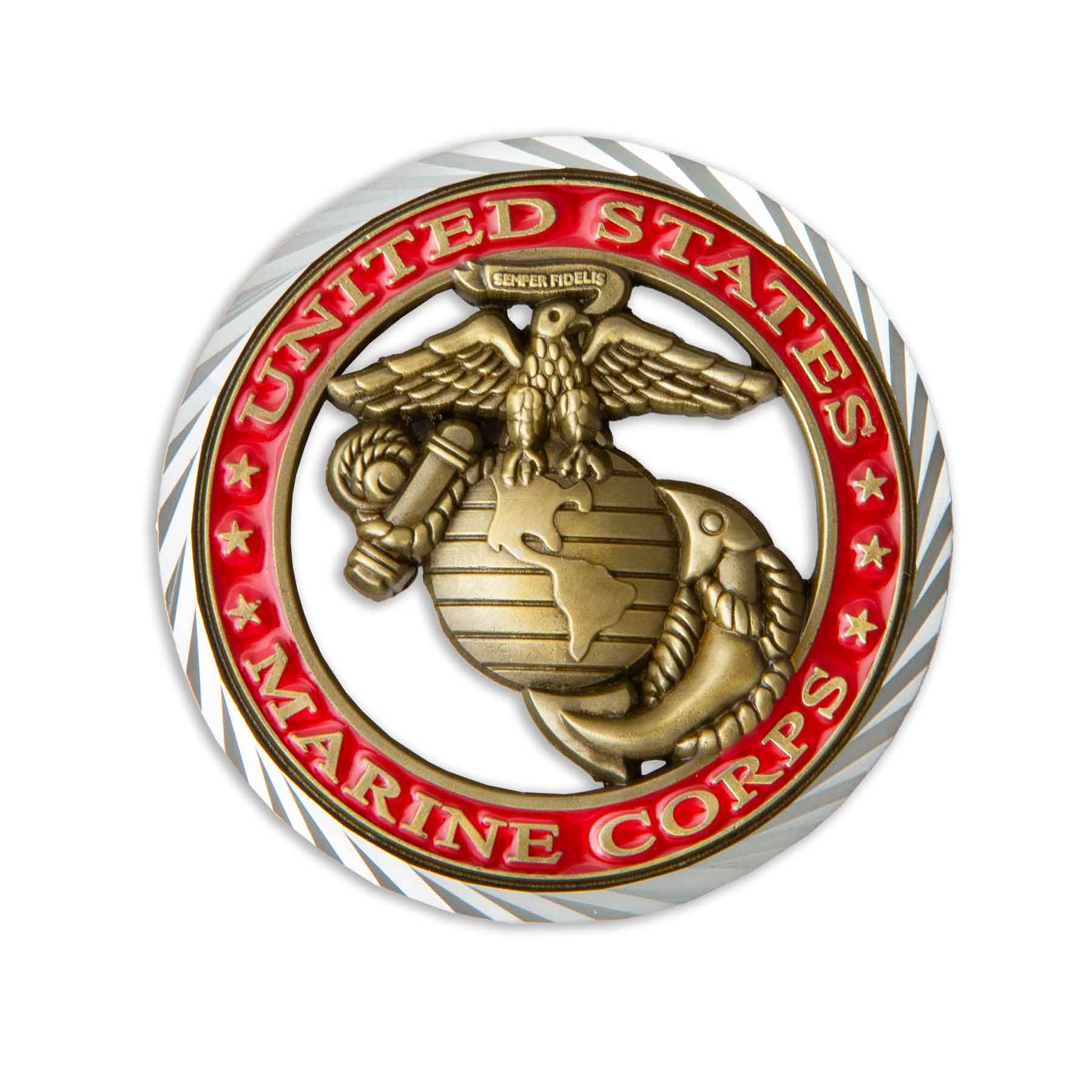 USMC Core Values Challenge Coin - Image 3