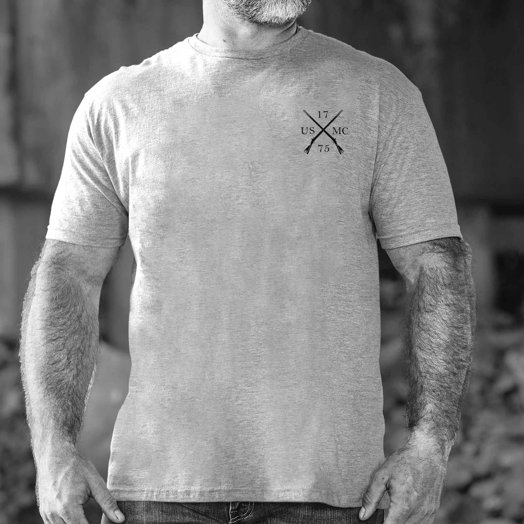 USMC Crossed Muskets T-shirt - Image 2
