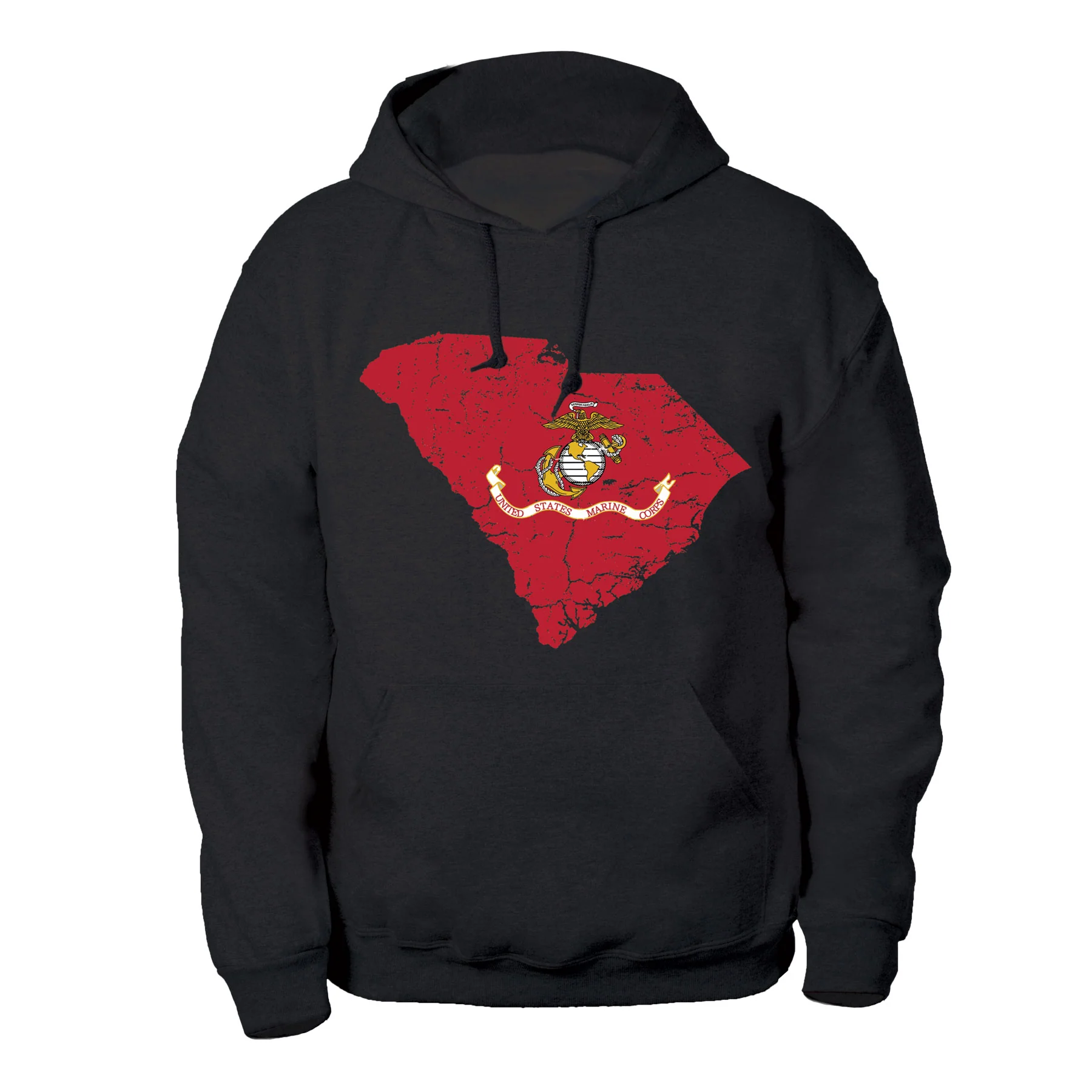 USMC Flag Choose Your State Hoodie - Image 4