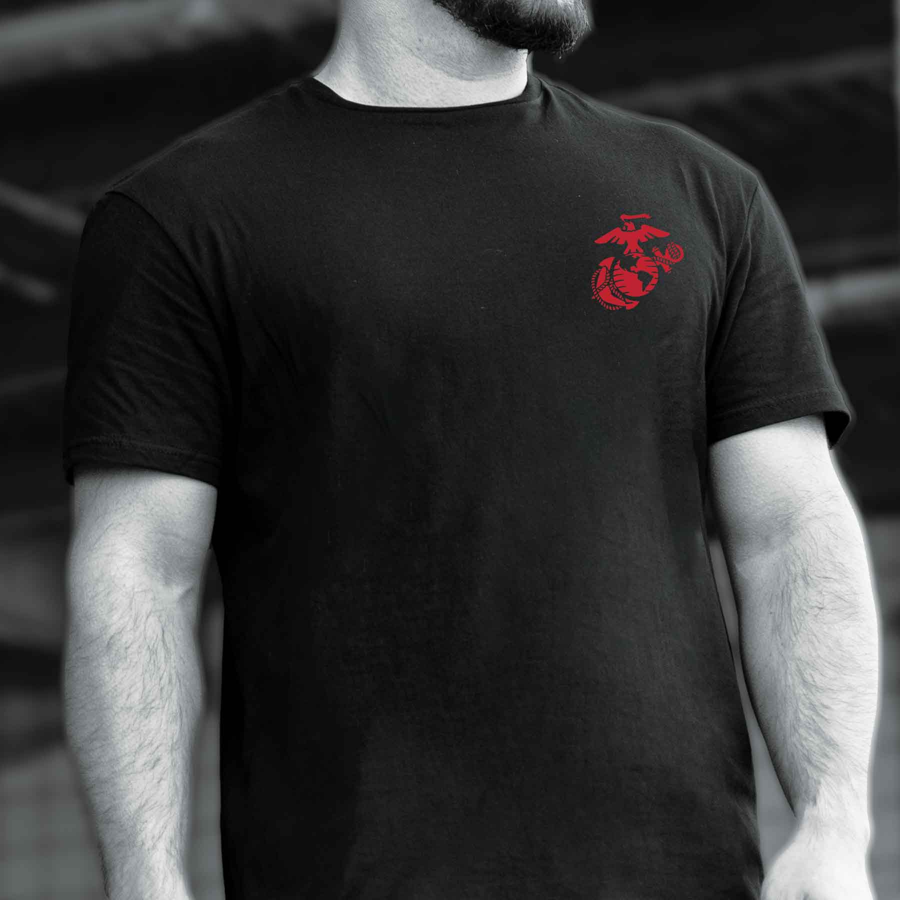 USMC Just E.A.S.'D T-shirt - Image 2