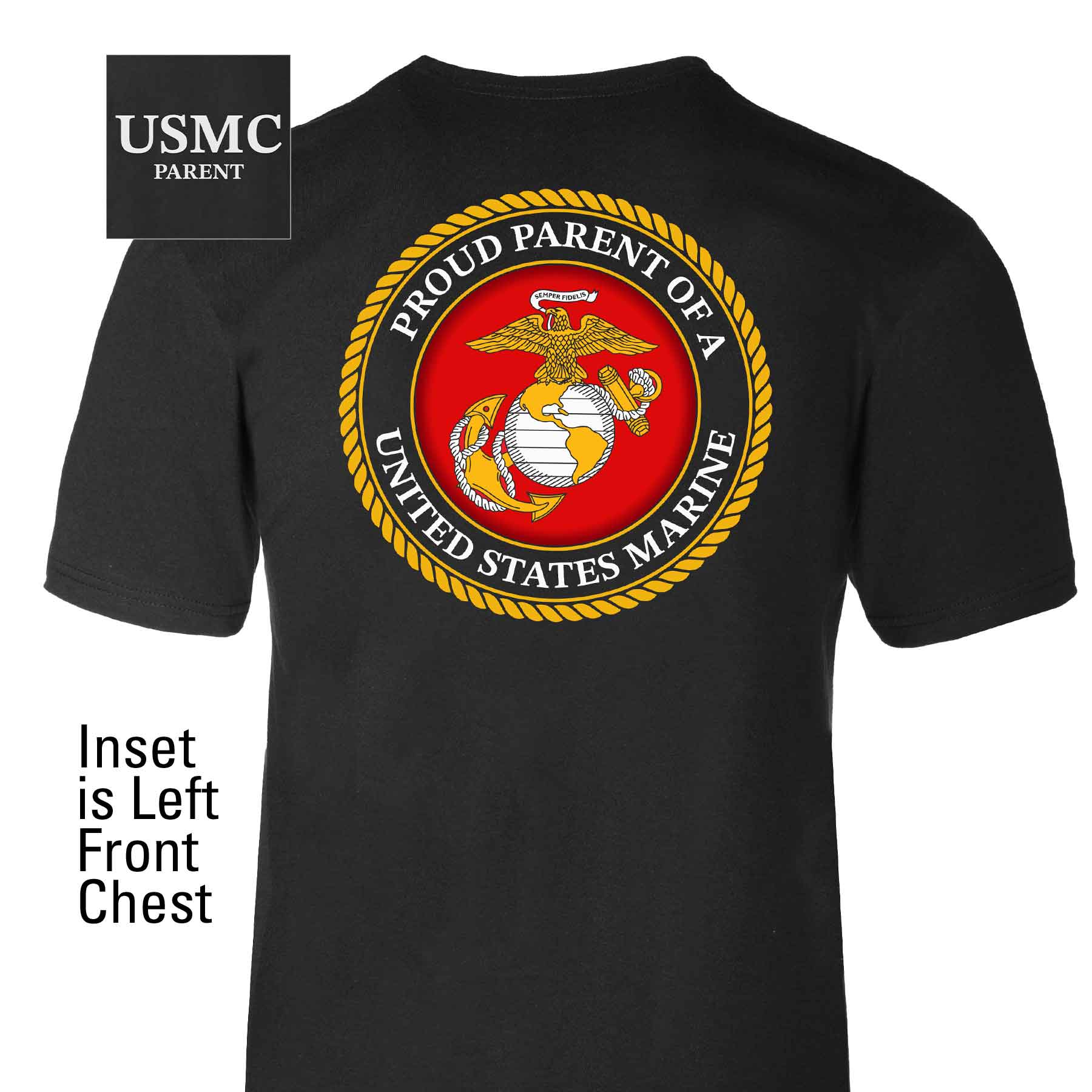 USMC Seal Proud Parent T-shirt