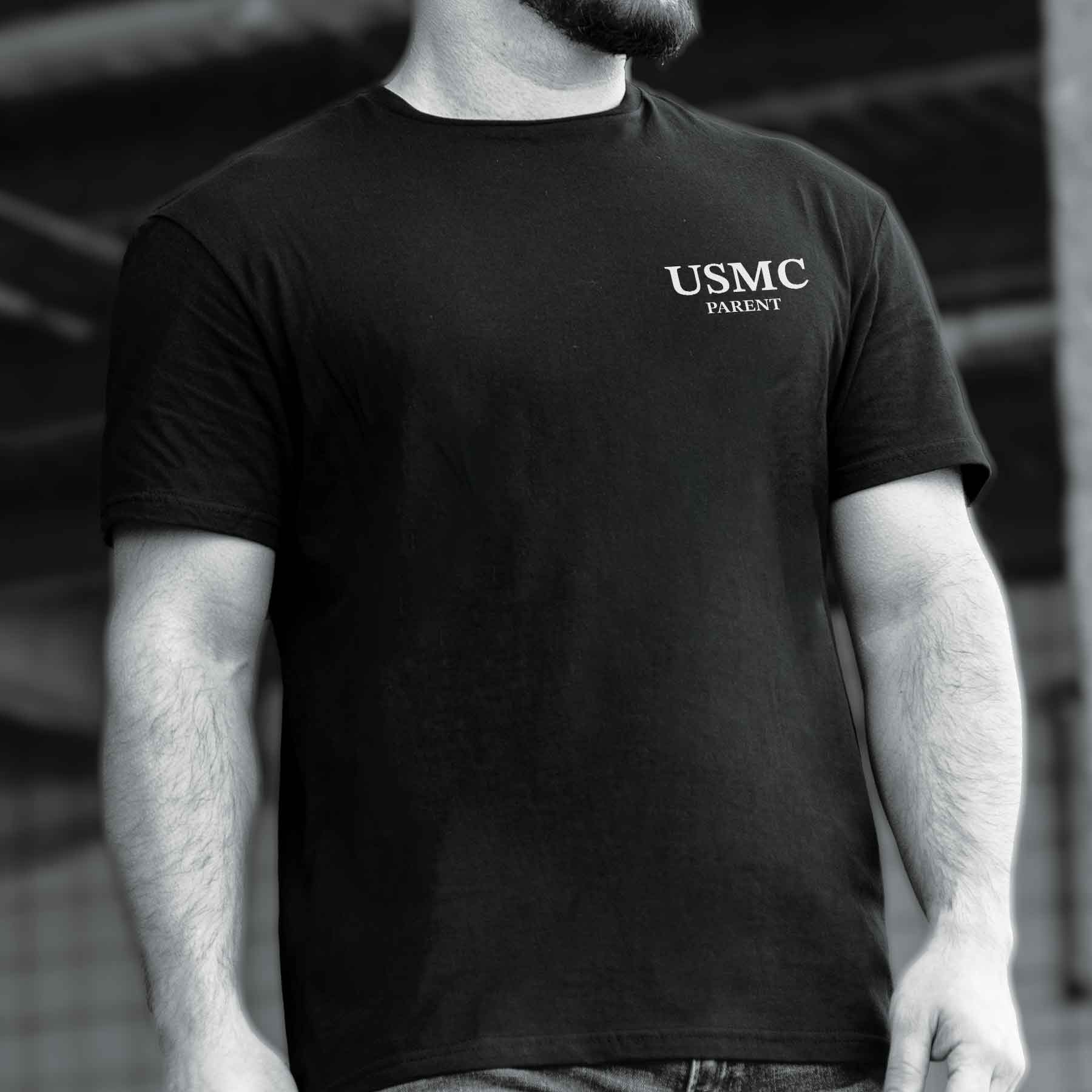 USMC Seal Proud Parent T-shirt - Image 2