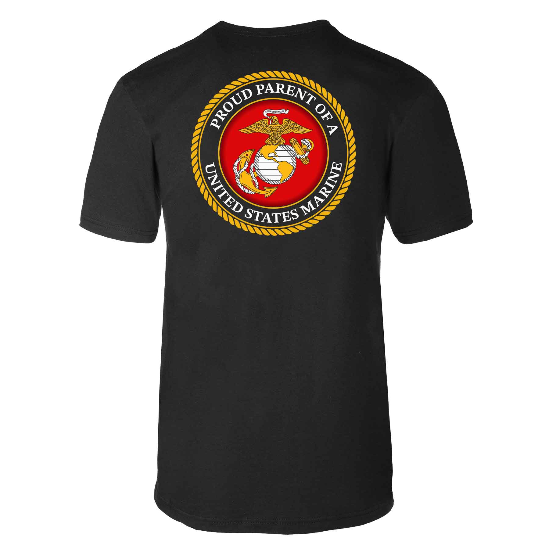 USMC Seal Proud Parent T-shirt - Image 8
