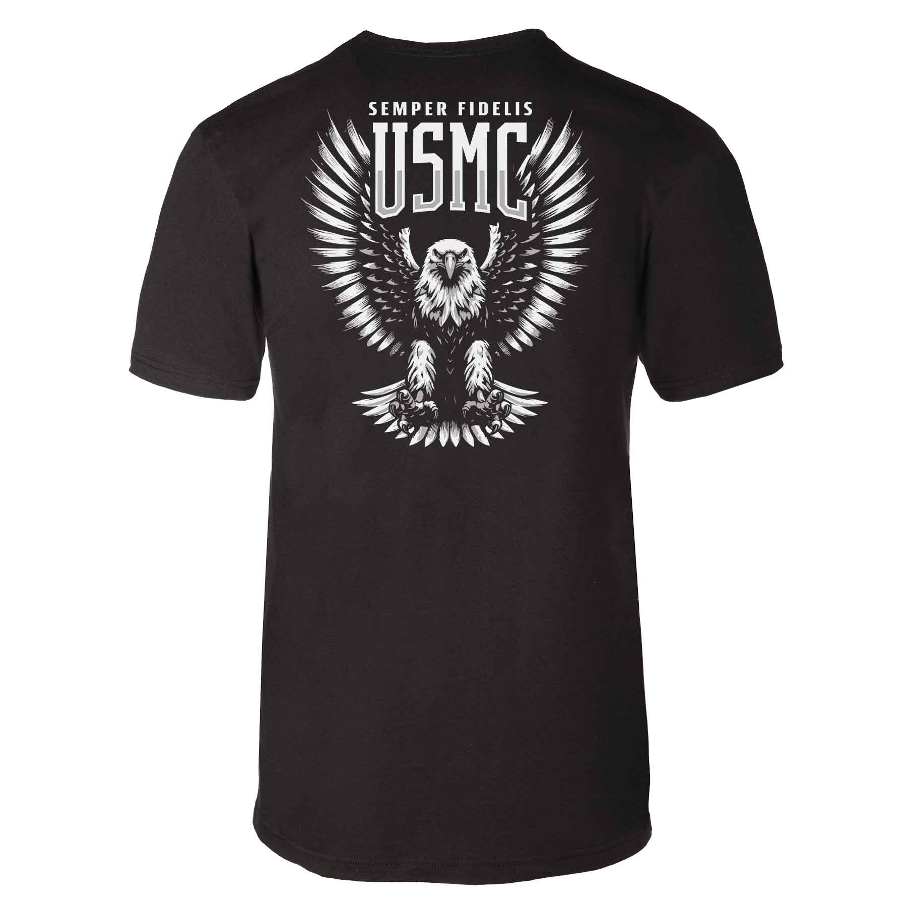 USMC Semper Fidelis Eagle T-shirt - Image 7