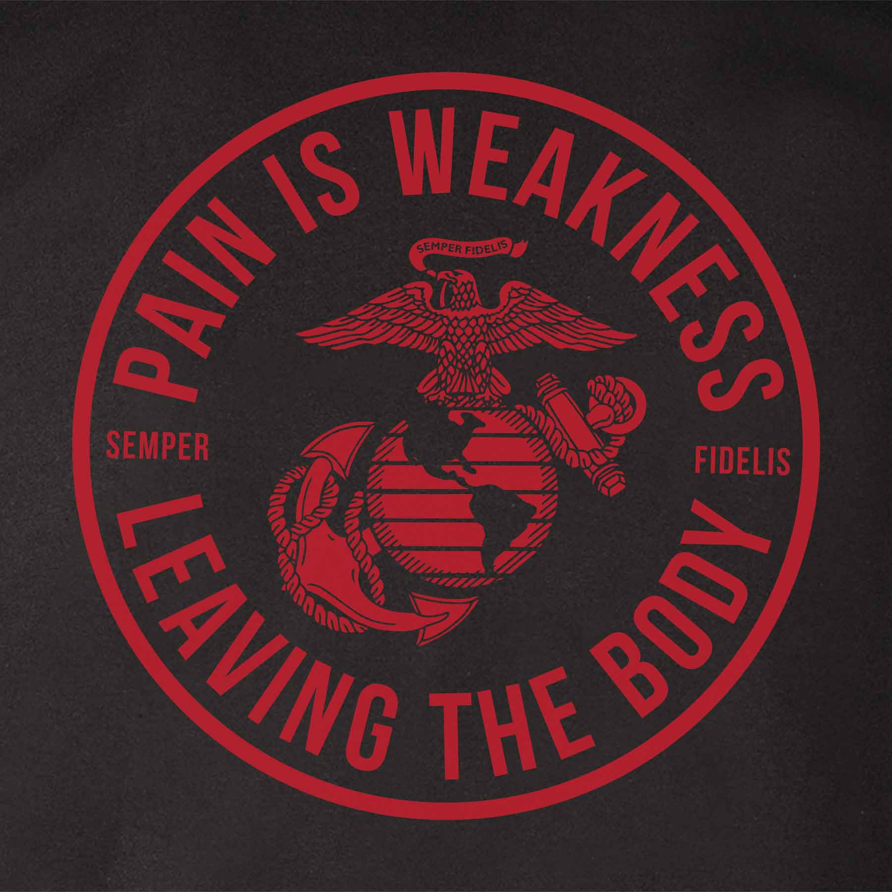 USMC Pain Is Weakness Leaving The Body T-shirt - Image 5