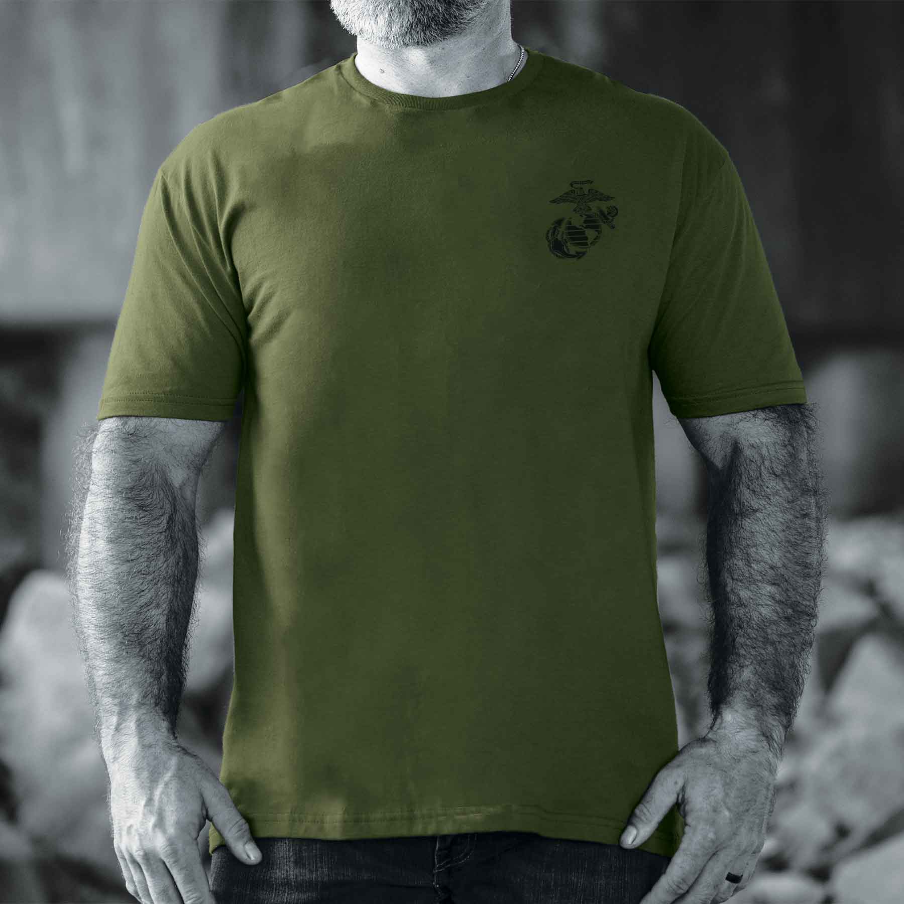 USMC Pain Is Weakness Leaving The Body T-shirt - Image 9