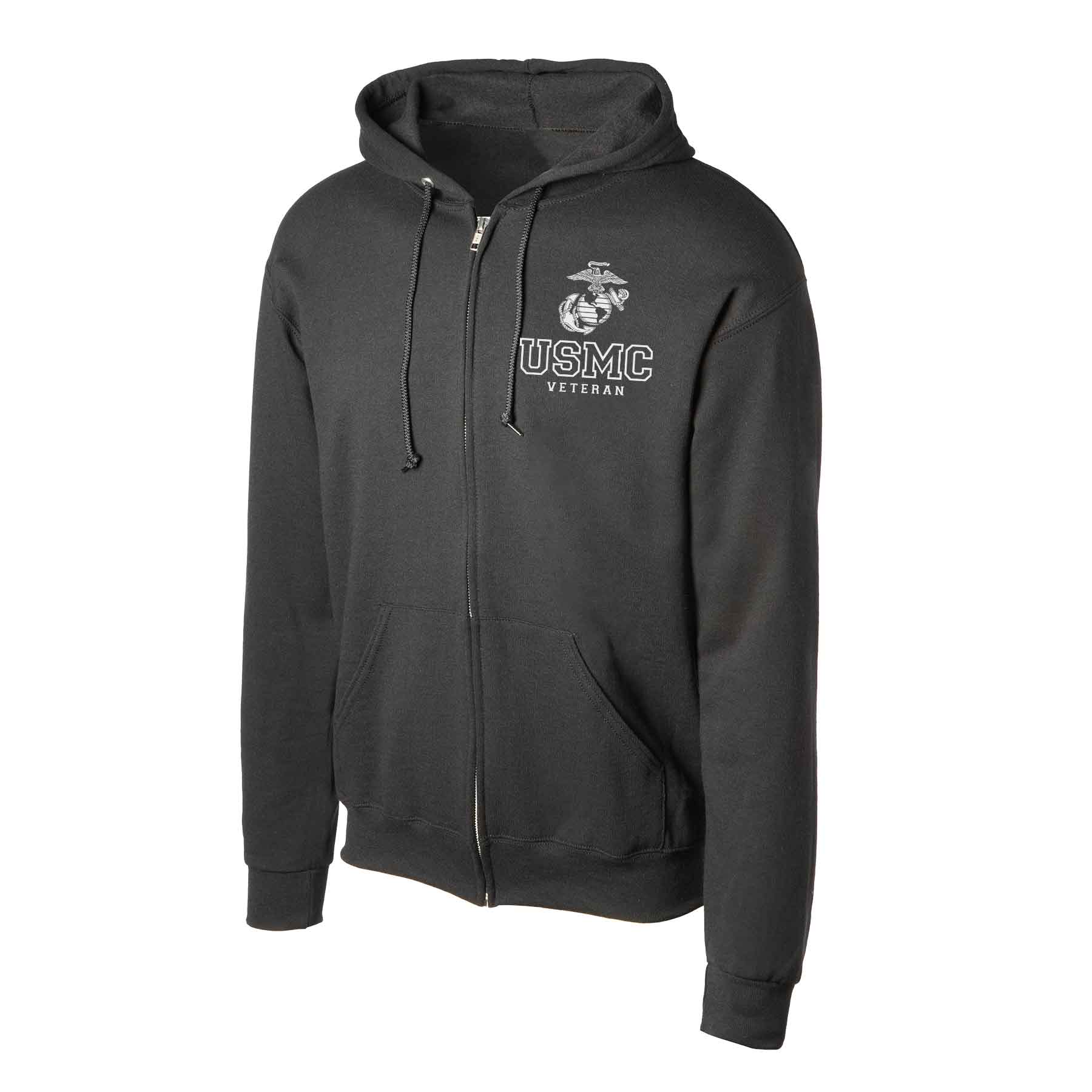 USMC Veteran Full-Zip Hoodie - Image 5